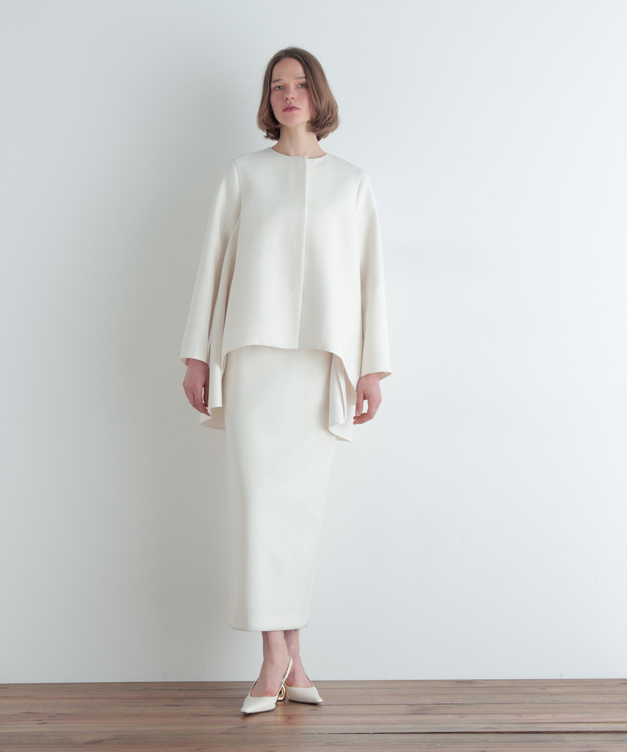 エアートリプルクロスバックフレアジャケット | LE PHIL（ル フィル