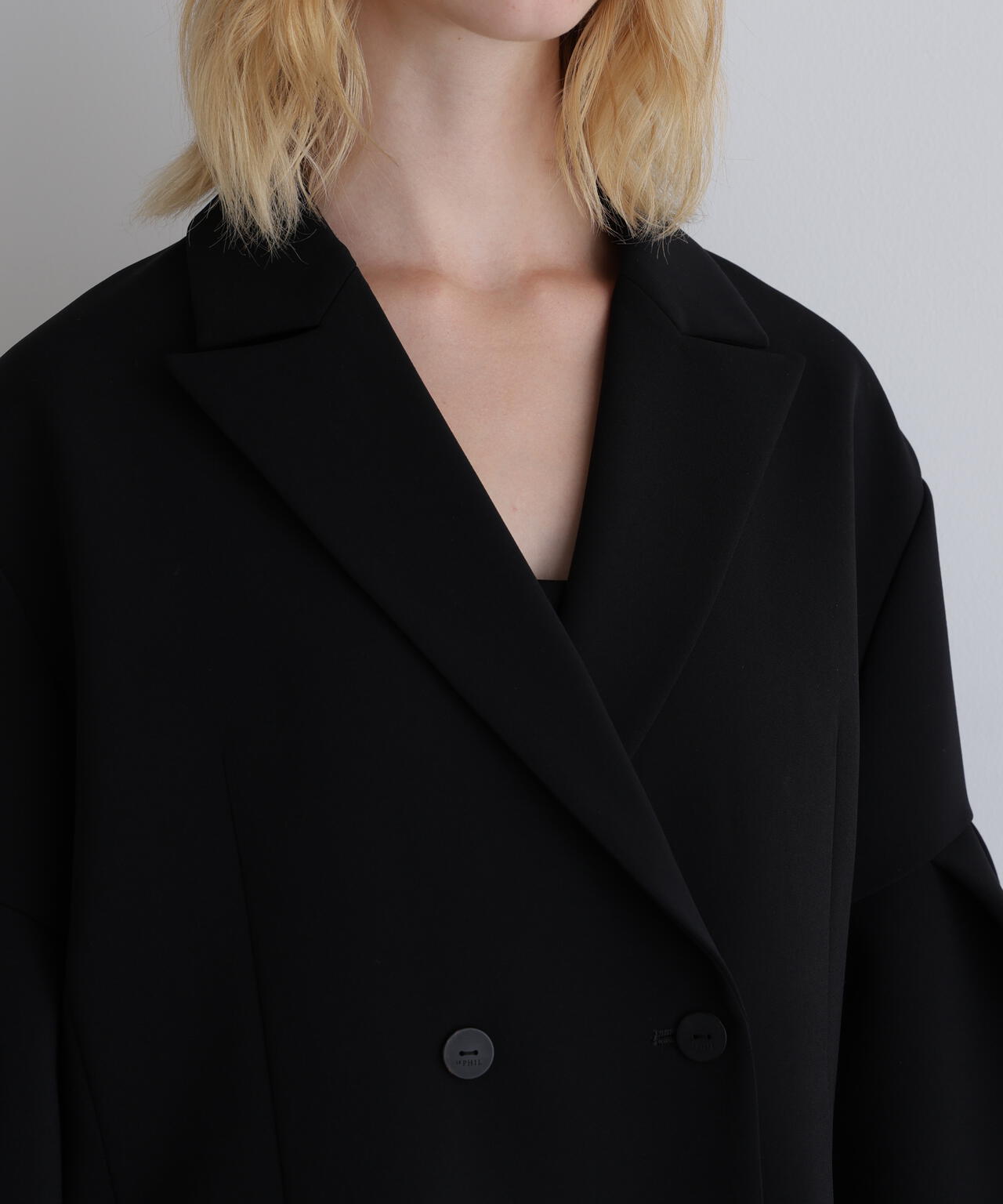 コンフォートダブルクロスフレア袖ジャケット