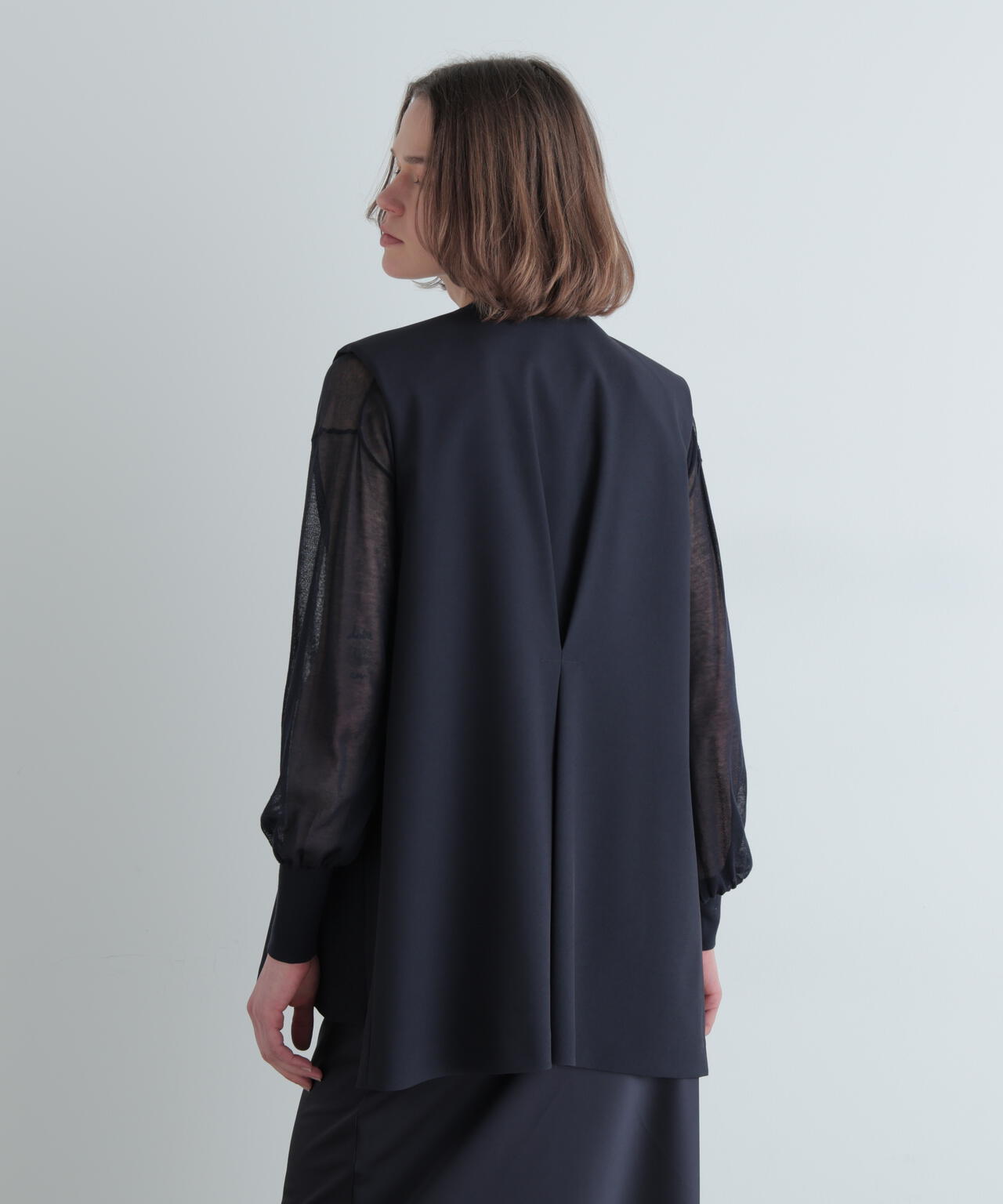 2WAYツイルボックスジレ