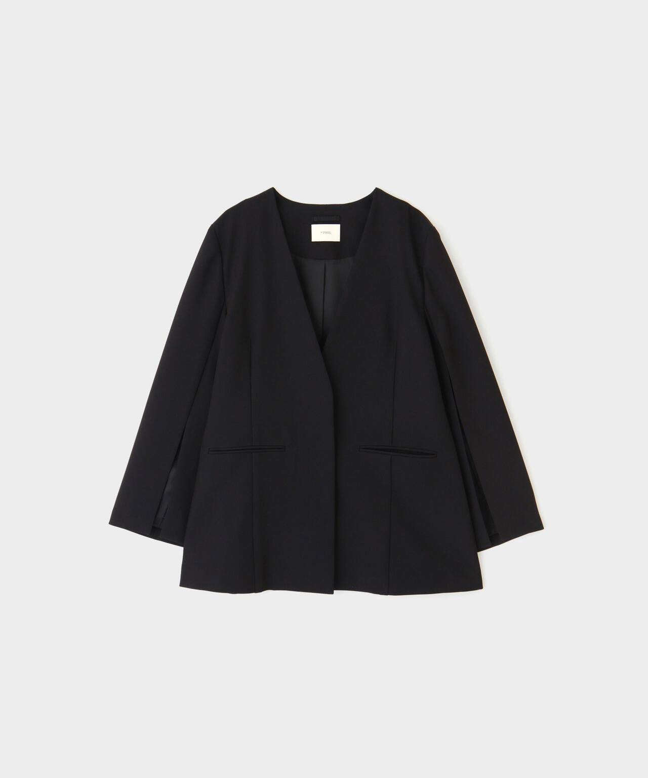 【LE PHIL】美品2WAYツイルスリットジャケット黒 2WAYツイルスリットジャケット | LE PHIL（ル フィル） ｜【公式】通販
