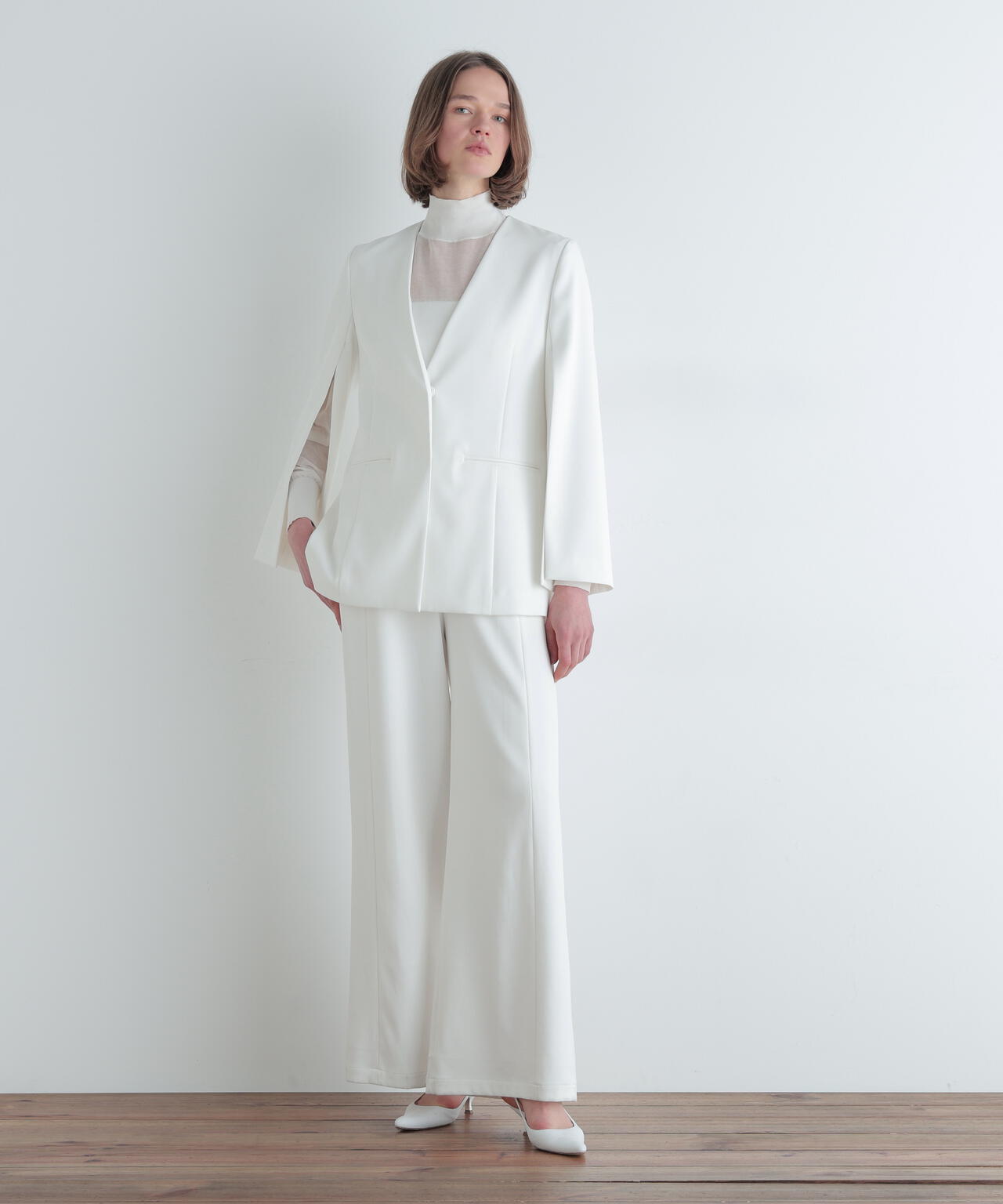 2WAYツイルスリットジャケット