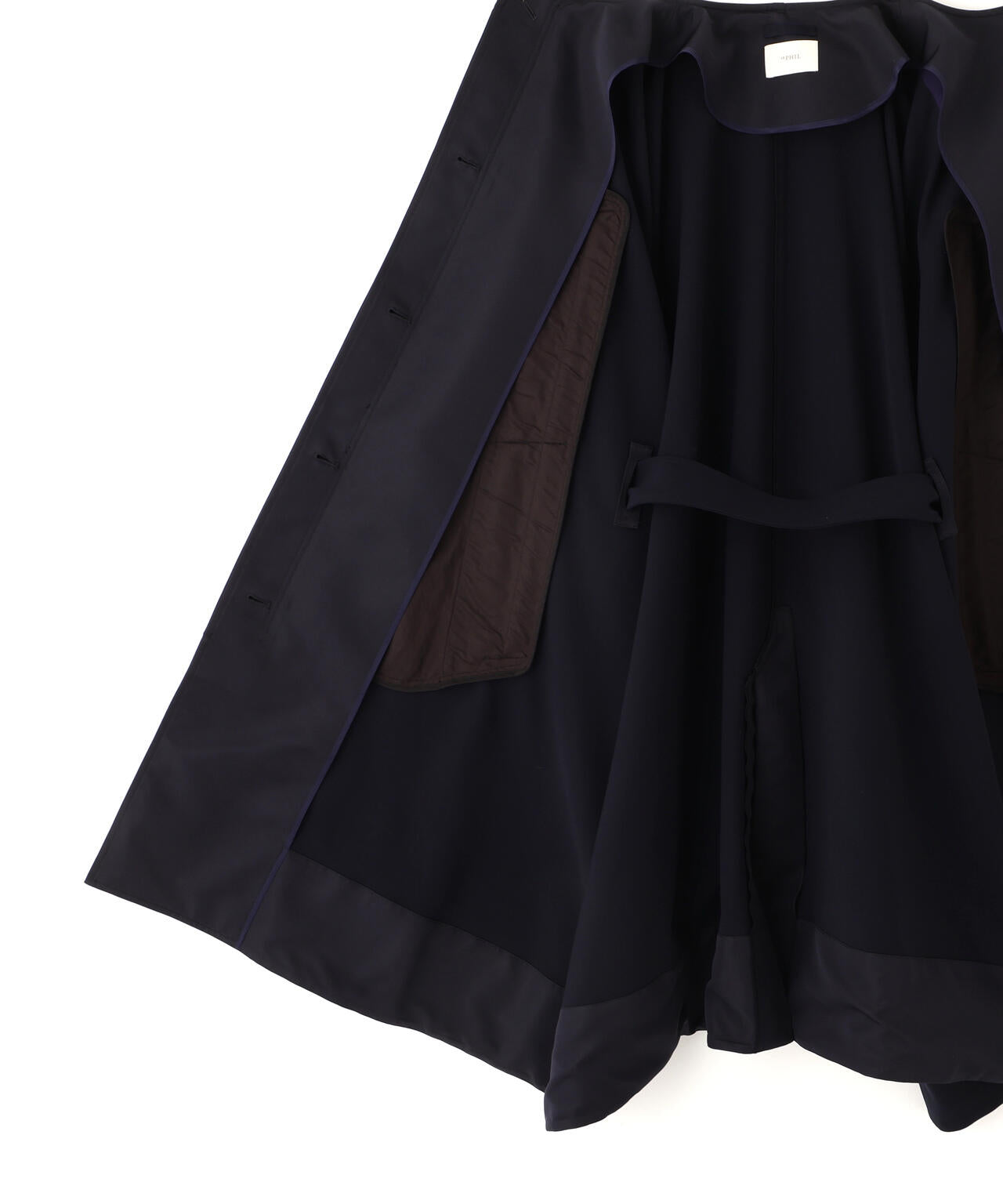 ダブルクロスケープコート