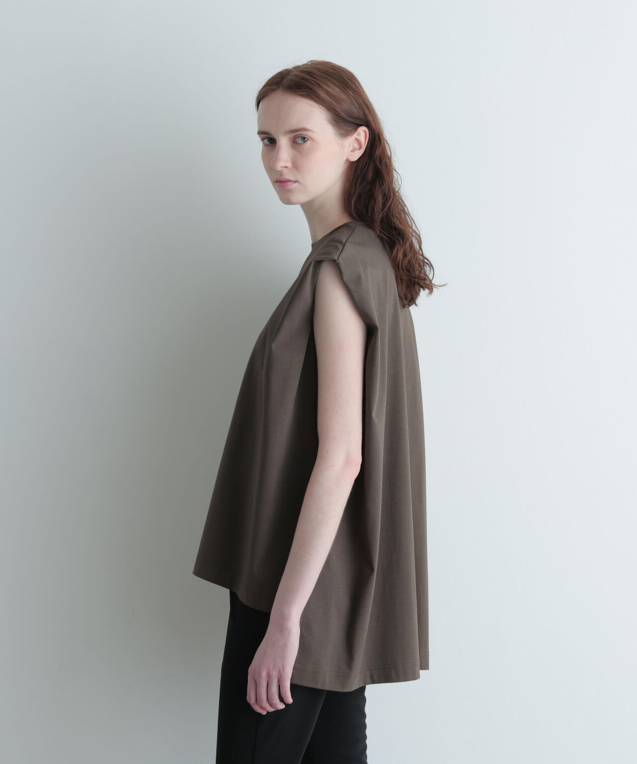 シルキースムースノースリーブT