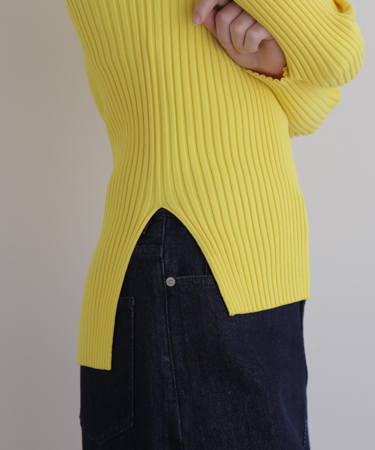 ワイドリブロングスリーブニット | LE PHIL（ル フィル） ｜【公式