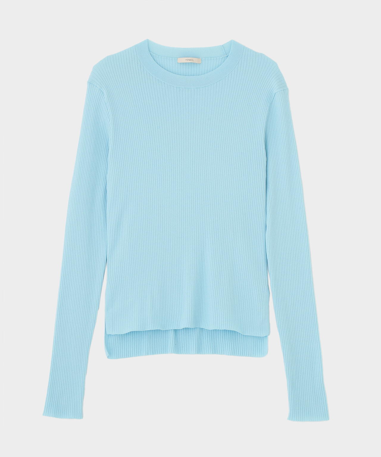 長袖シアーニット