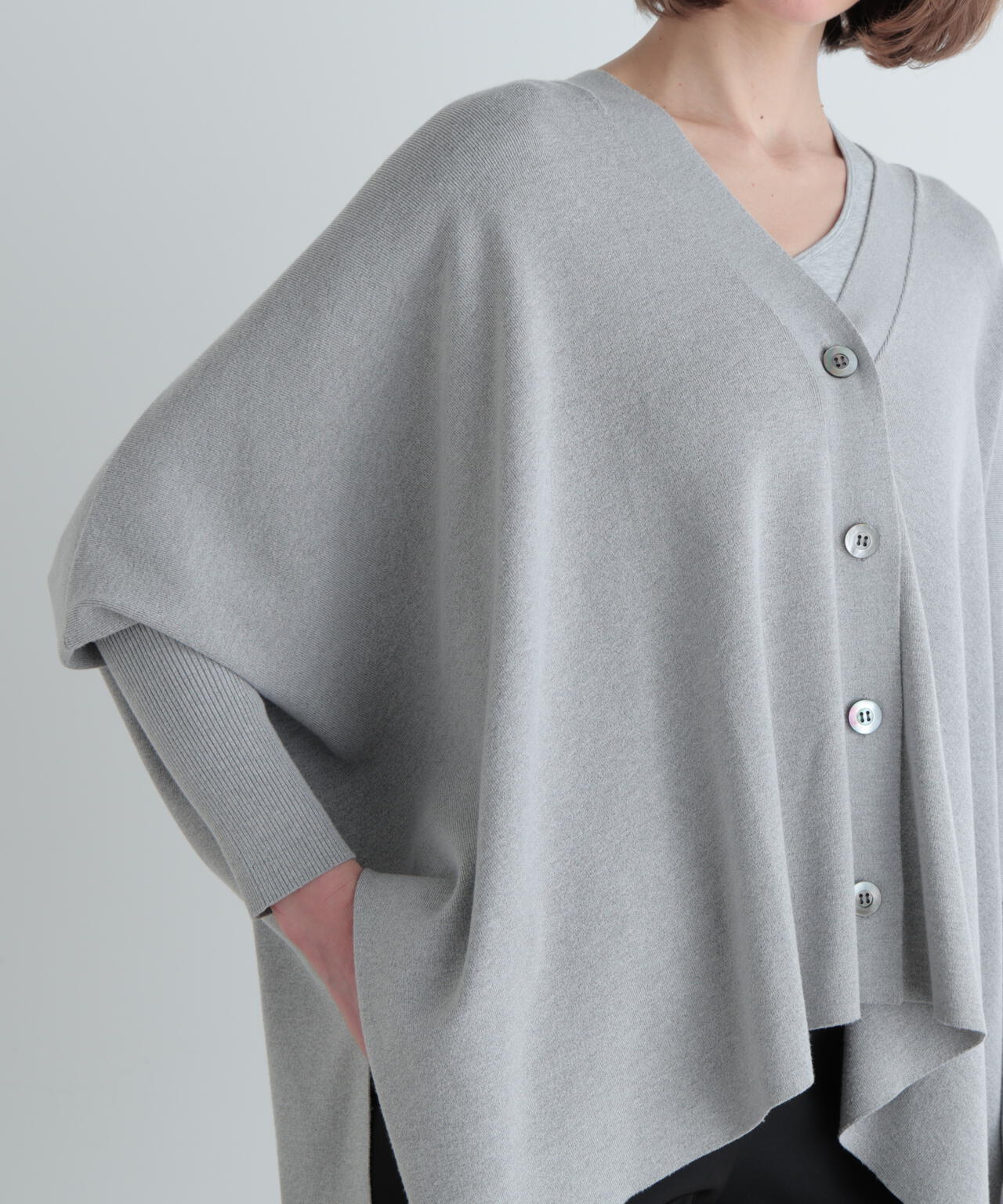 スクエアニットカーデ