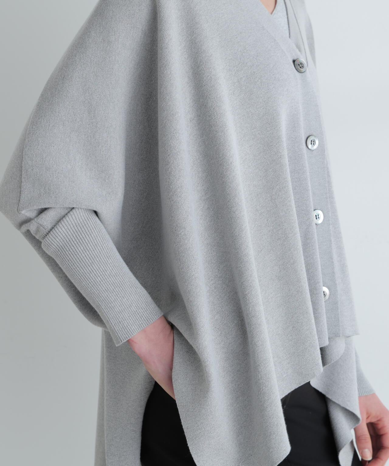 スクエアニットカーデ