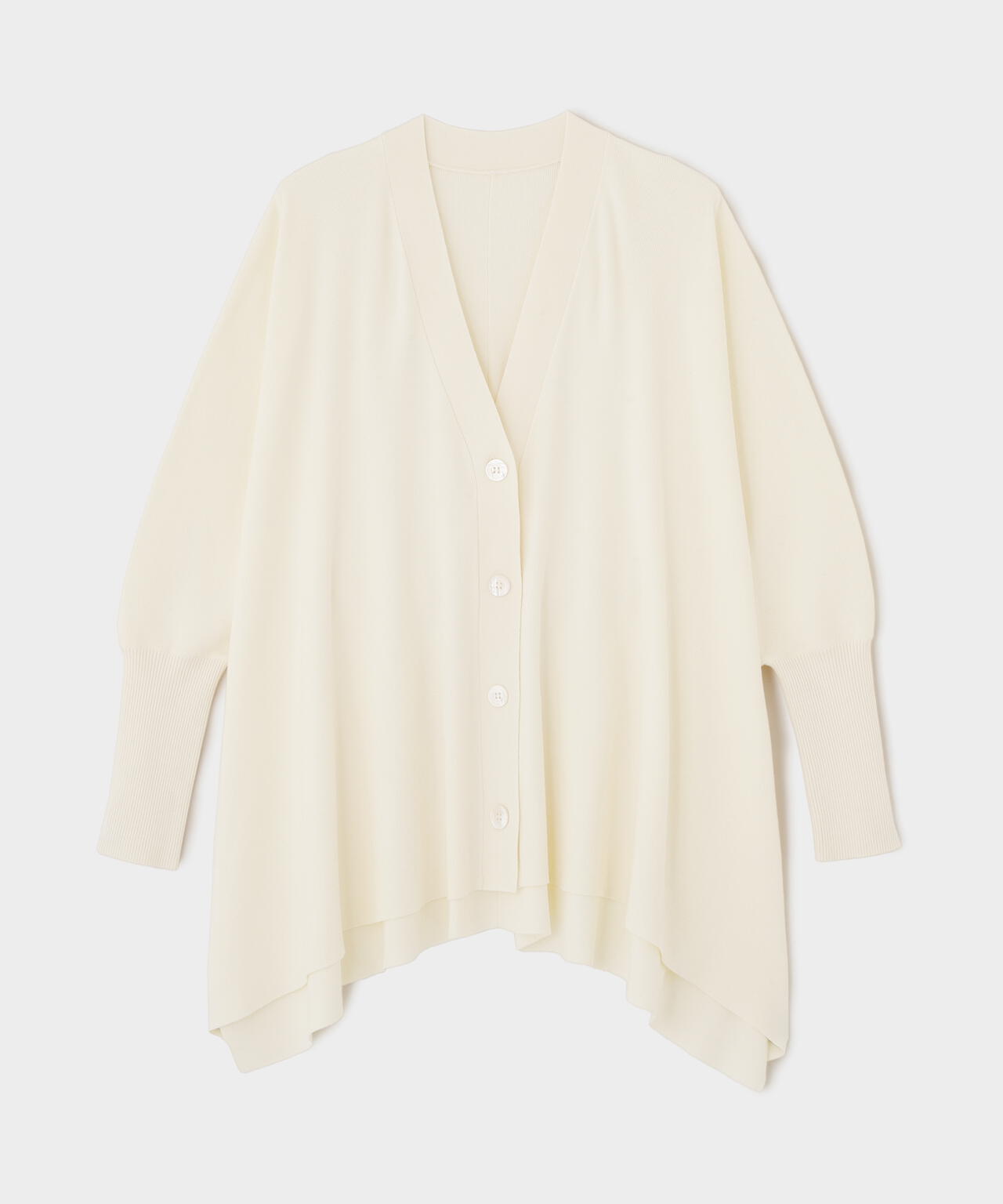 スクエアニットカーデ