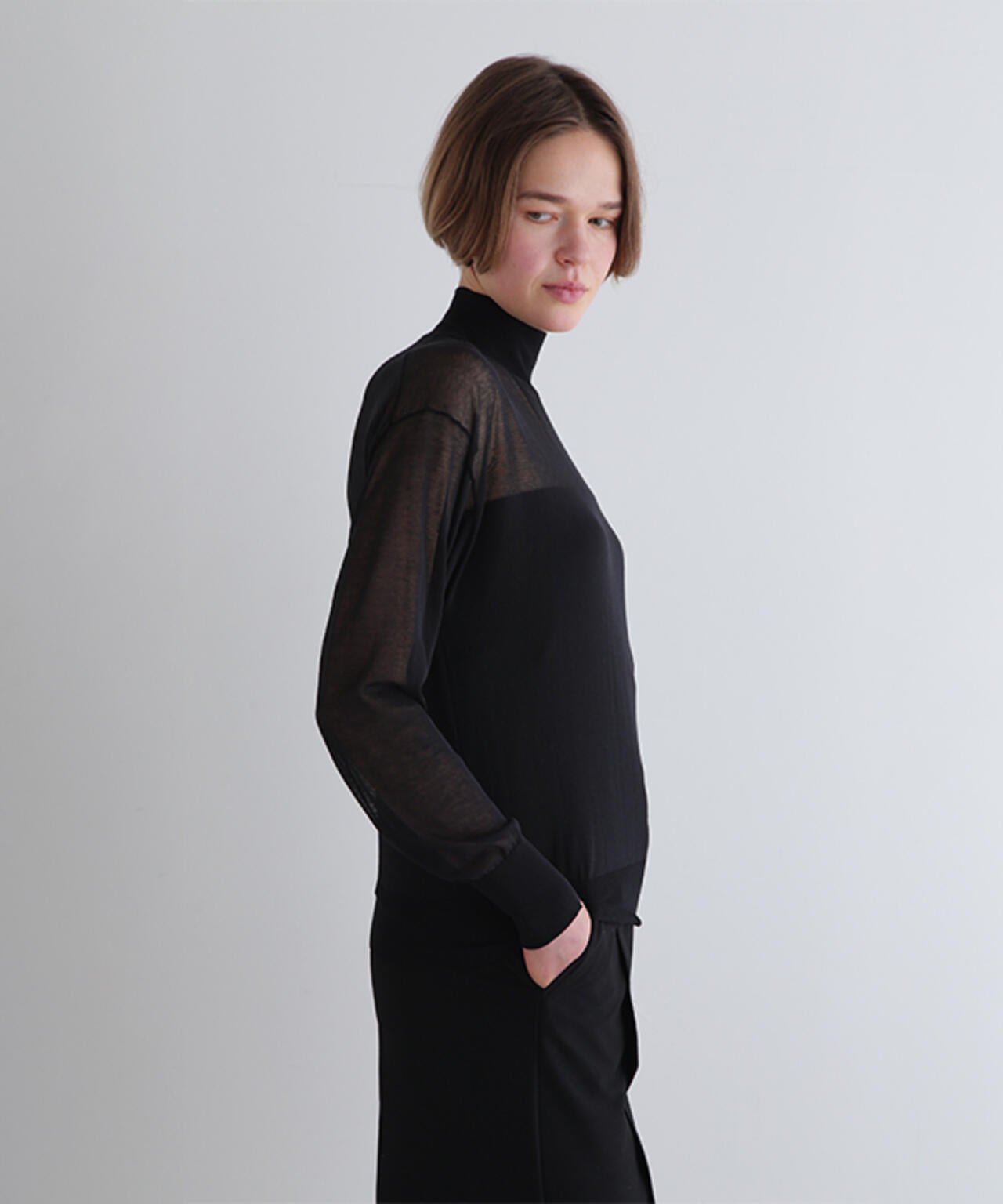 ハイネックシアーニット | LE PHIL（ル フィル） ｜【公式】通販mix