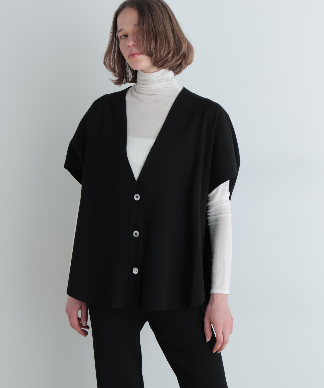 年末限定価格！！！新品同様♥️LEPHILのジレ♡ルフィル ADORE ◇ ソフトウールリバージレ（ピーコート）｜LE PHIL（ルフィル）の