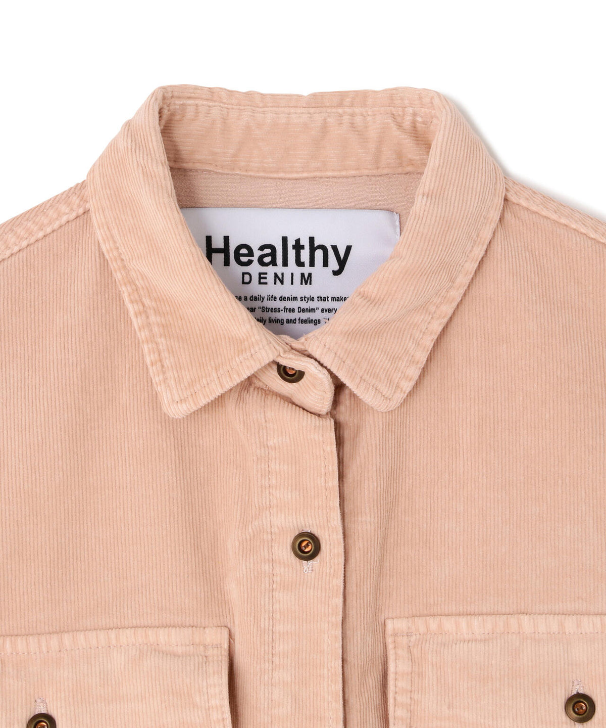【Healthy denim / ヘルシーデニム】Almond コーデュロイシャツ