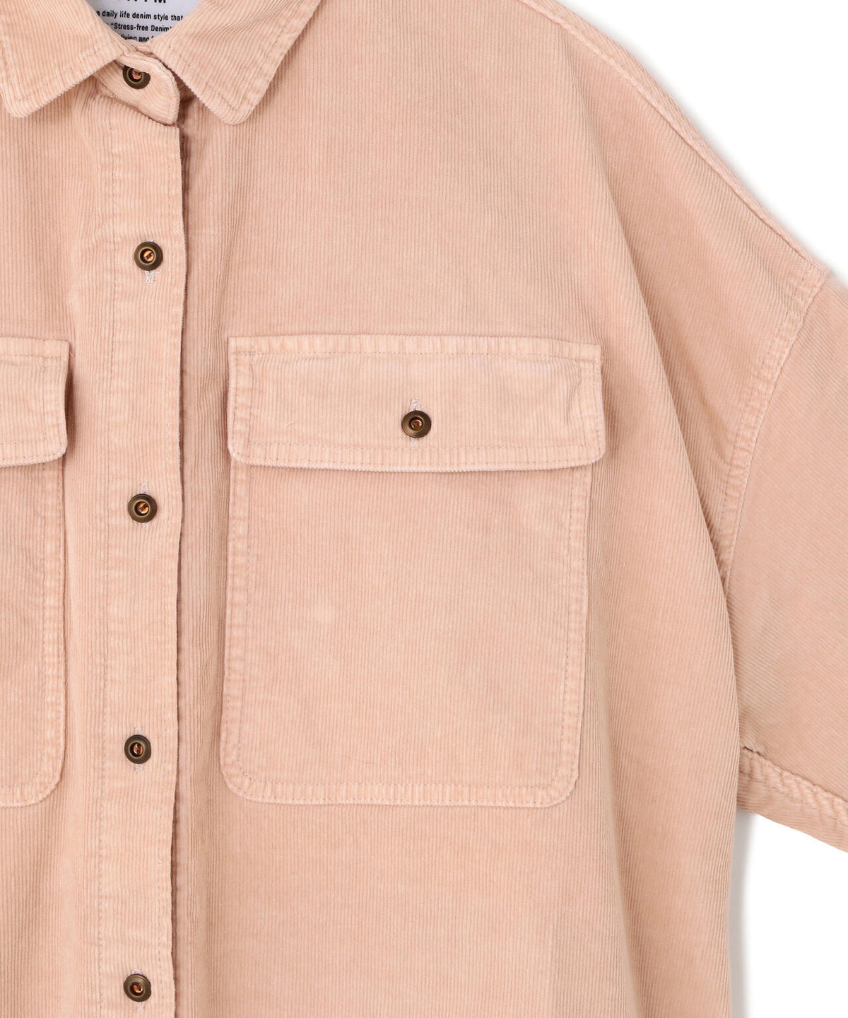 【Healthy denim / ヘルシーデニム】Almond コーデュロイシャツ