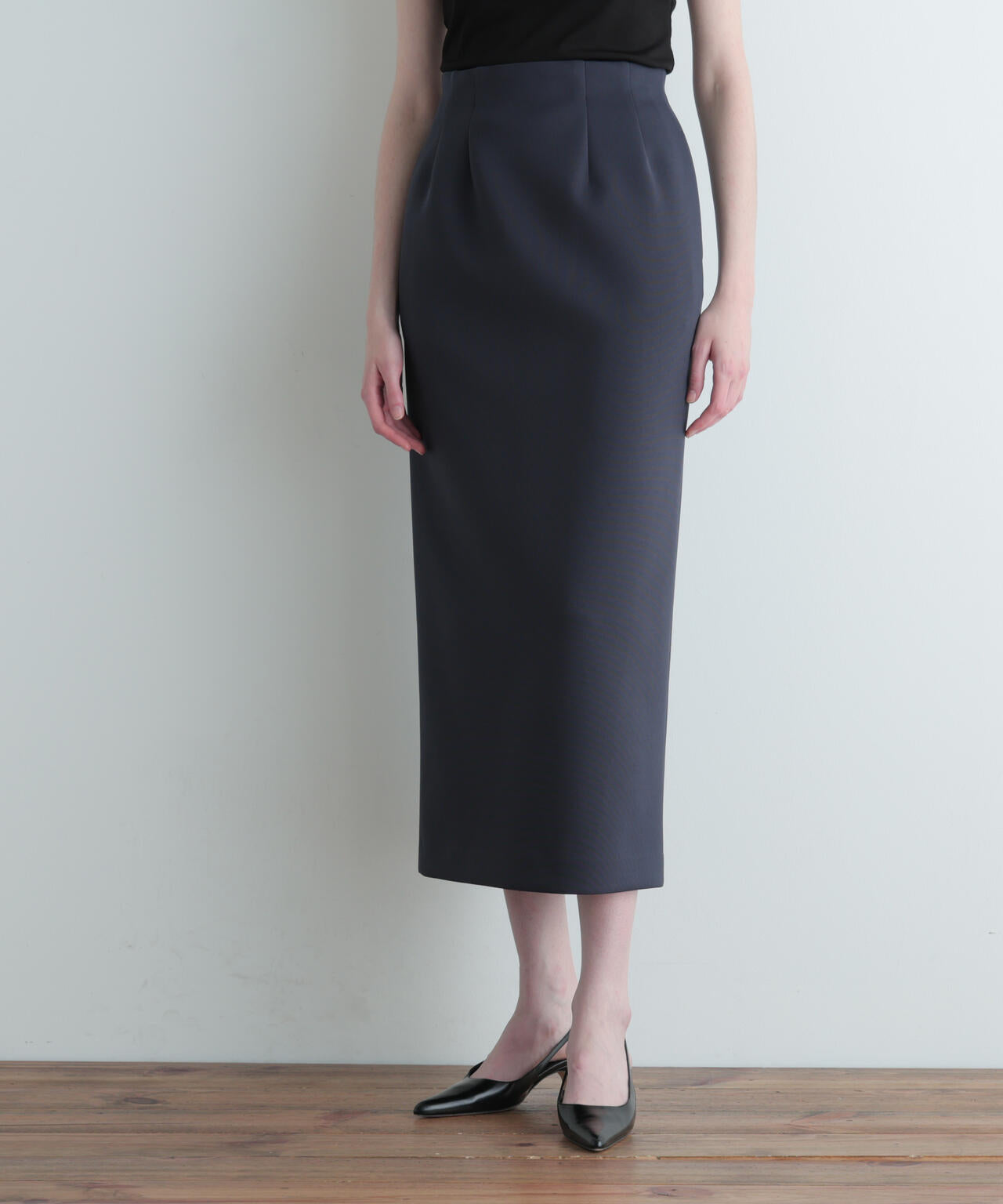 LE PHIL スキューバジャージースカート　サイズ1 ブラック スキューバジャージースカート | LE PHIL（ル フィル） ｜【公式】通販