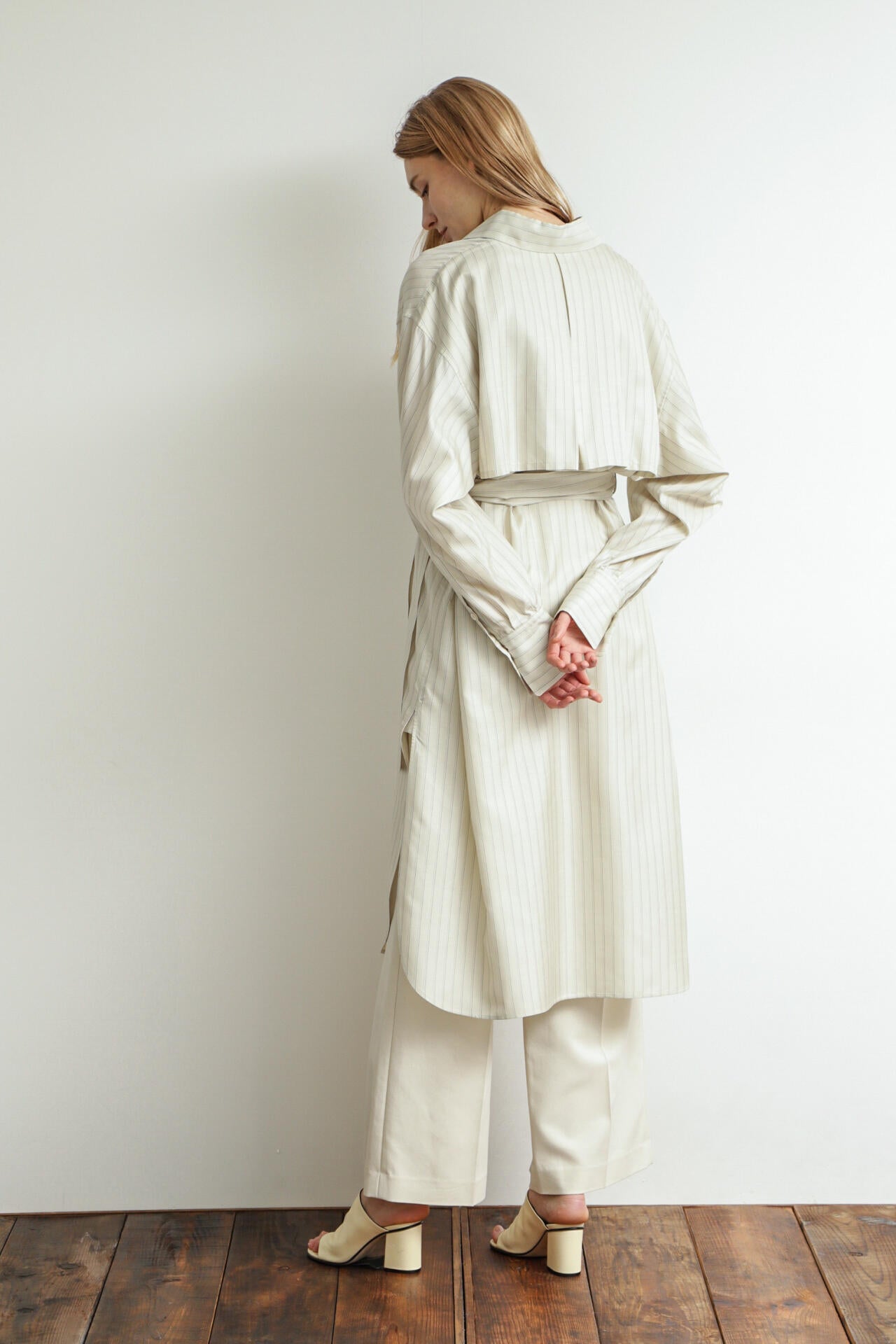 Belted Long Shirt Dress