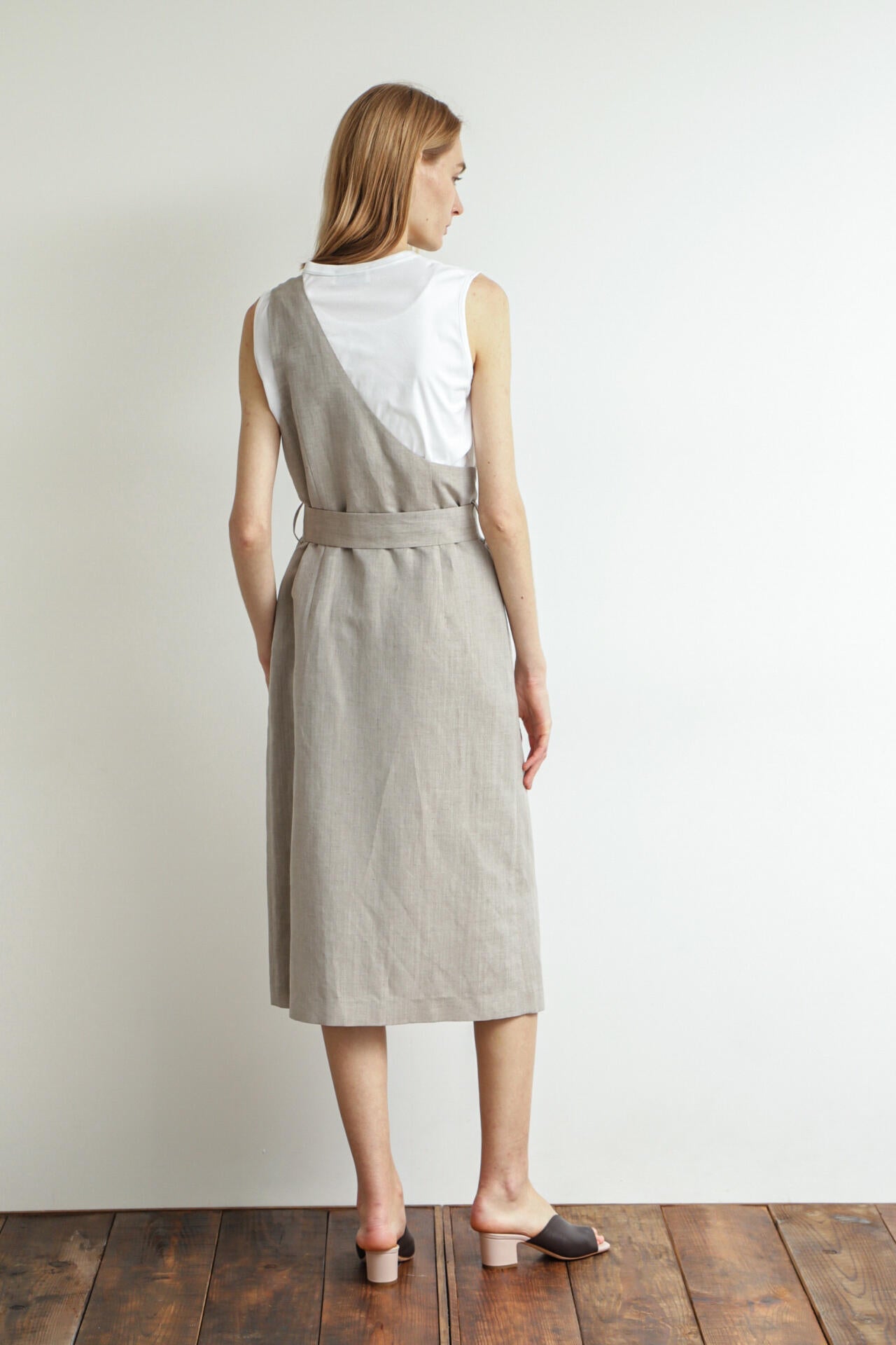 One-shoulder Wrap Skirt