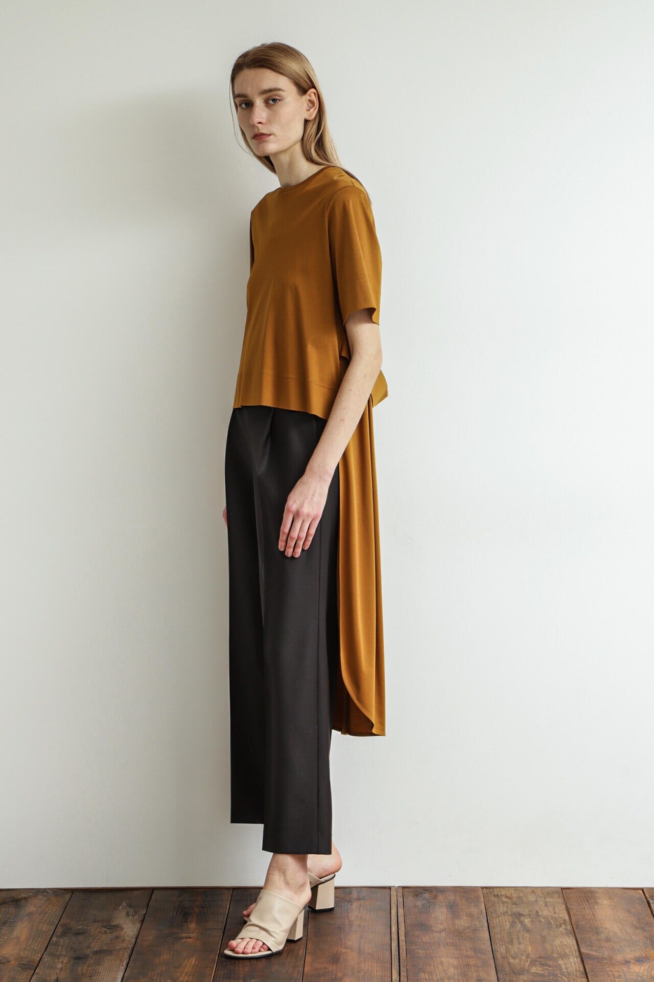 High Waist Double Buckle Pants