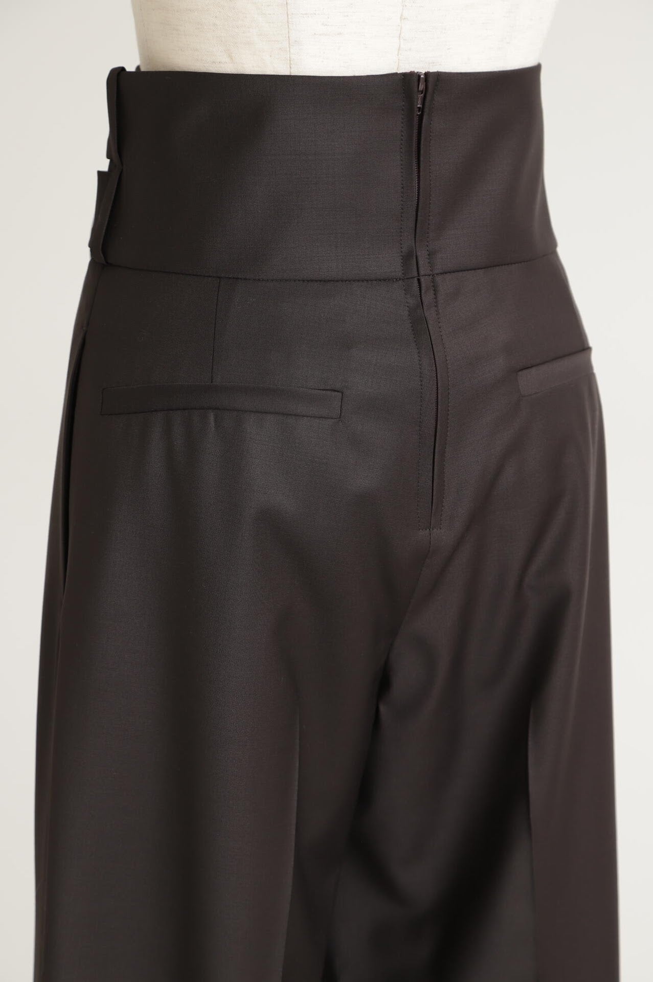 High Waist Double Buckle Pants