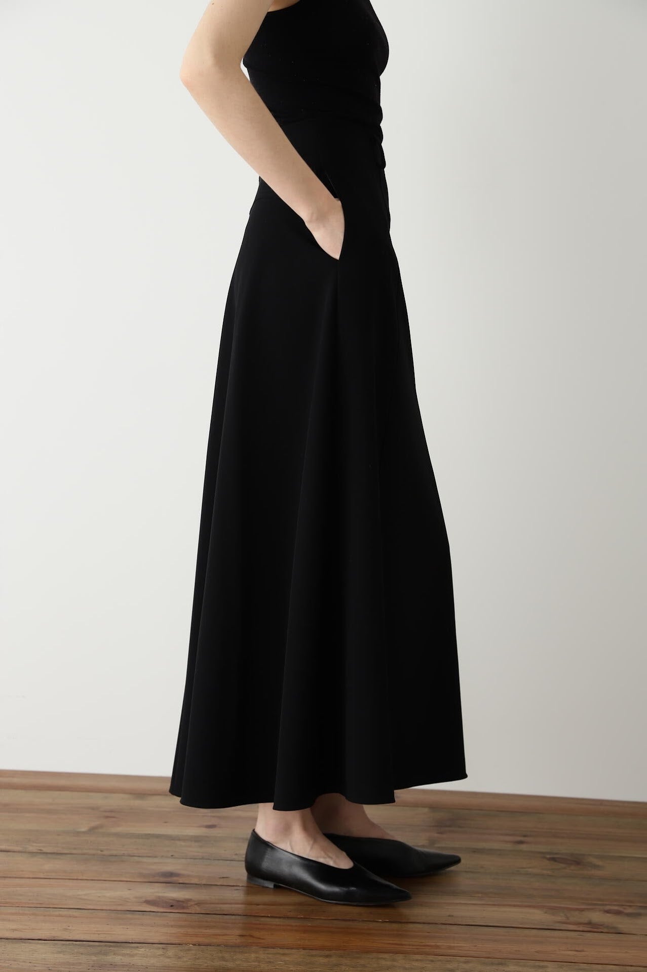 【TV着用】【VERY3月号掲載商品】Maxi Narrow Back Flare Skirt