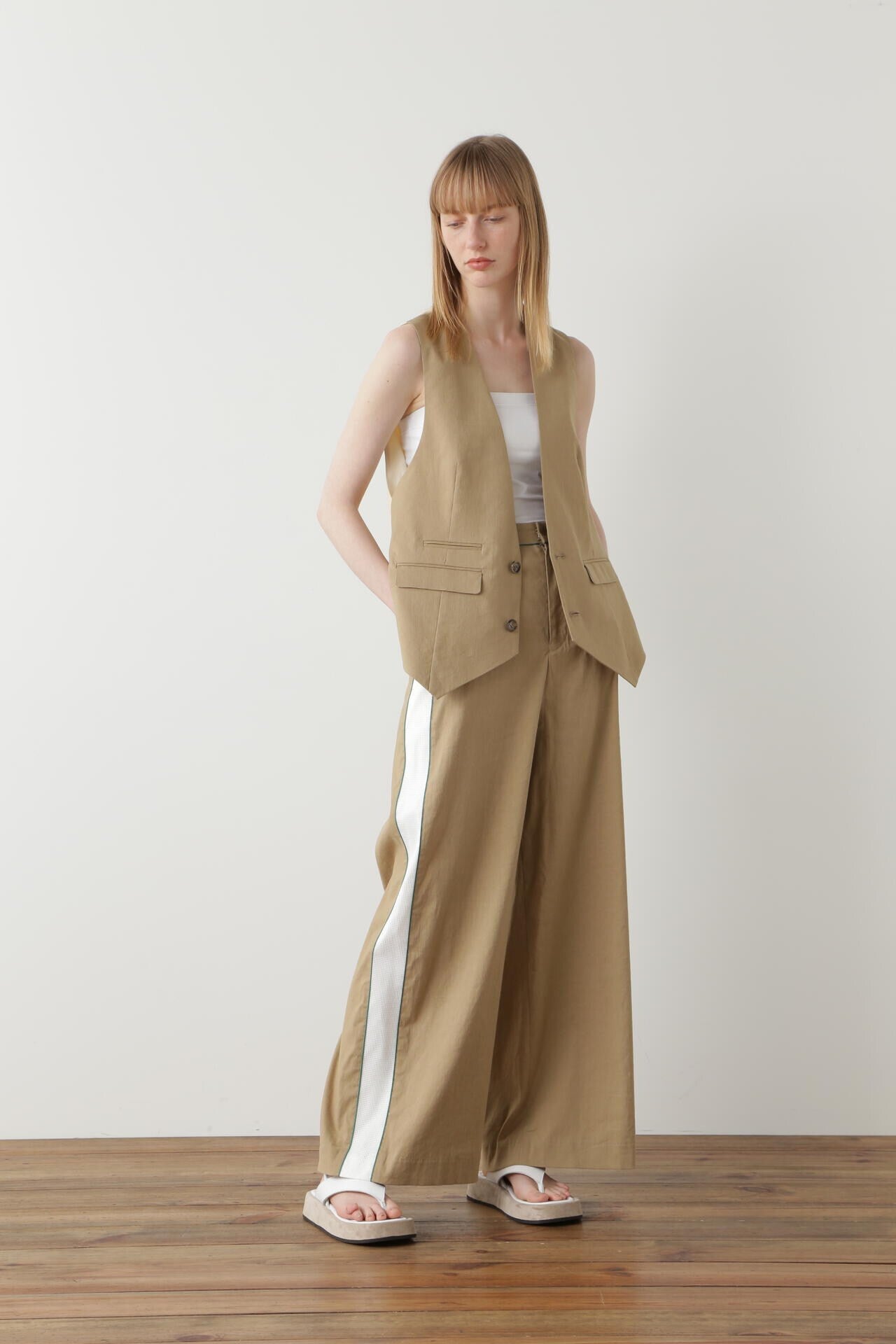 Side Line Mesh Pants