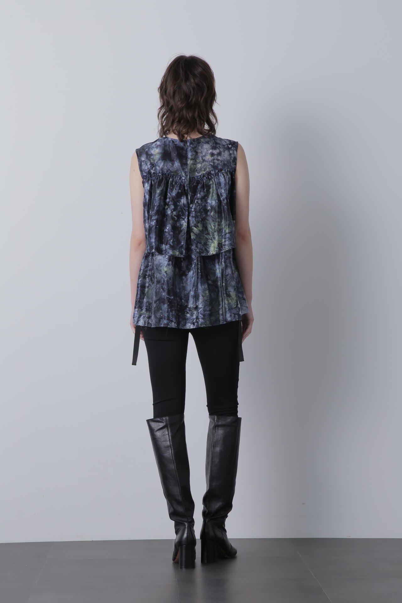 【TV着用】Gradation Dyed Organdy Blouse
