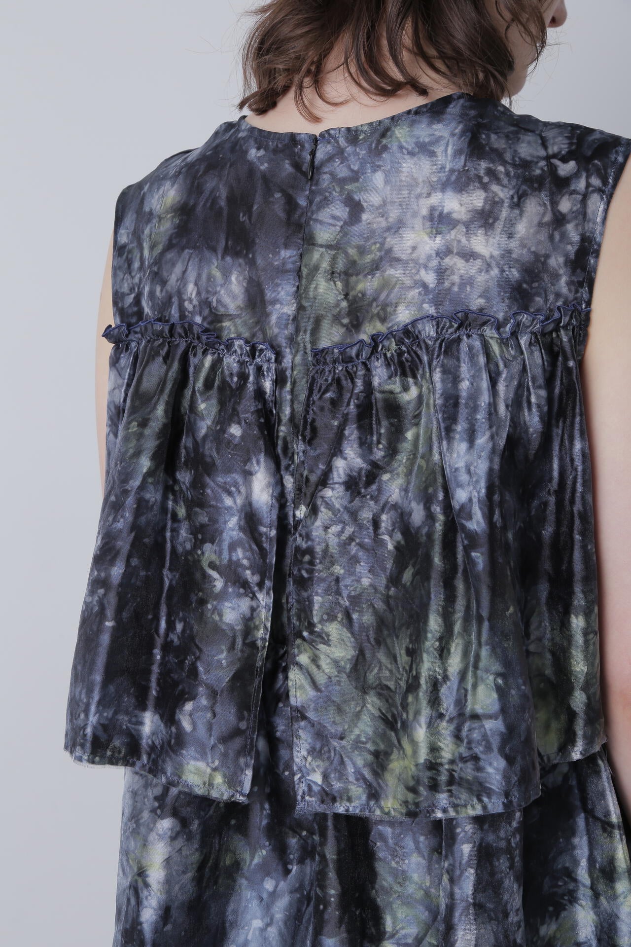 【TV着用】Gradation Dyed Organdy Blouse