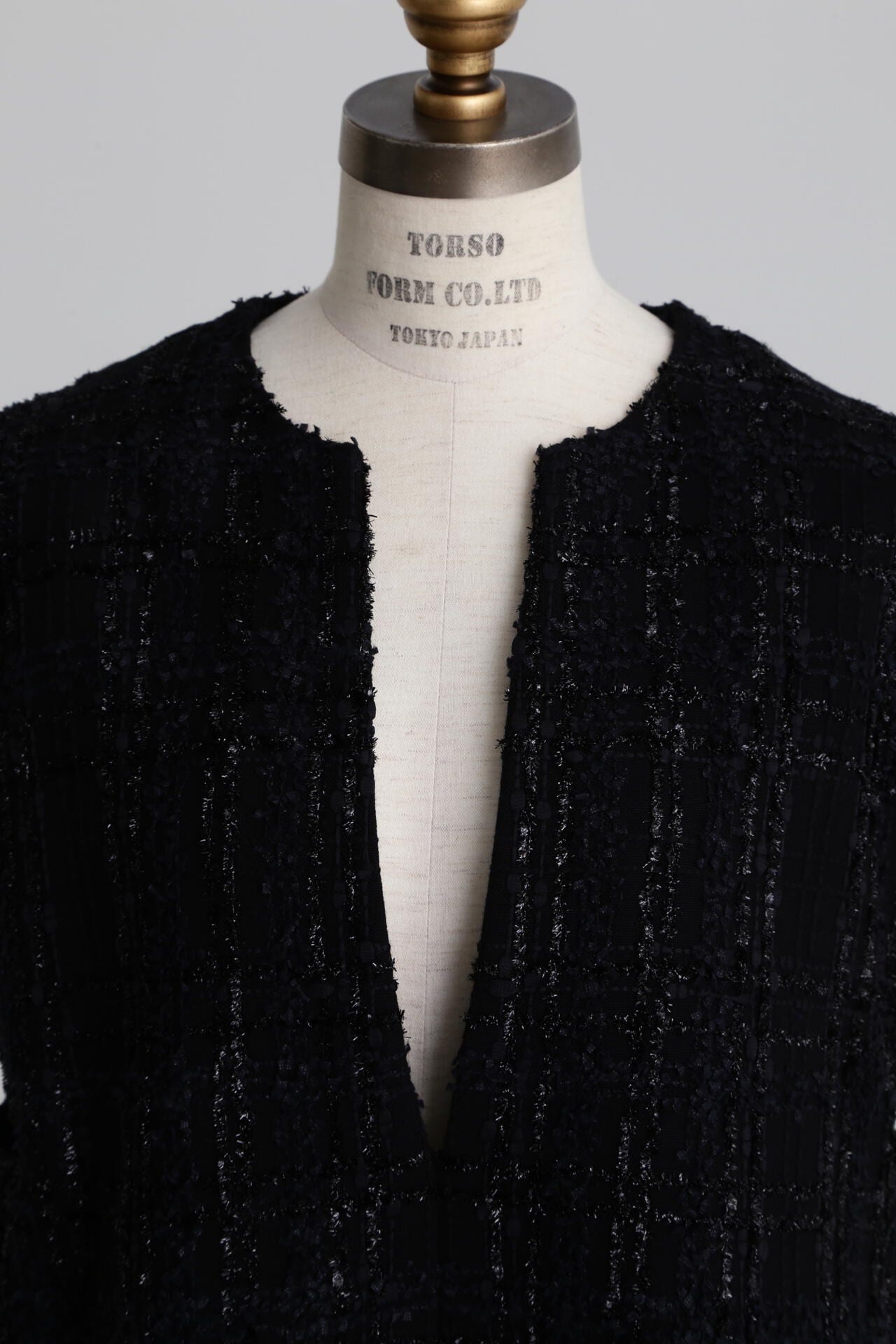 Tweed Back Peplum Gilet Blouse | STUMBLY（スタンブリー） ｜【公式