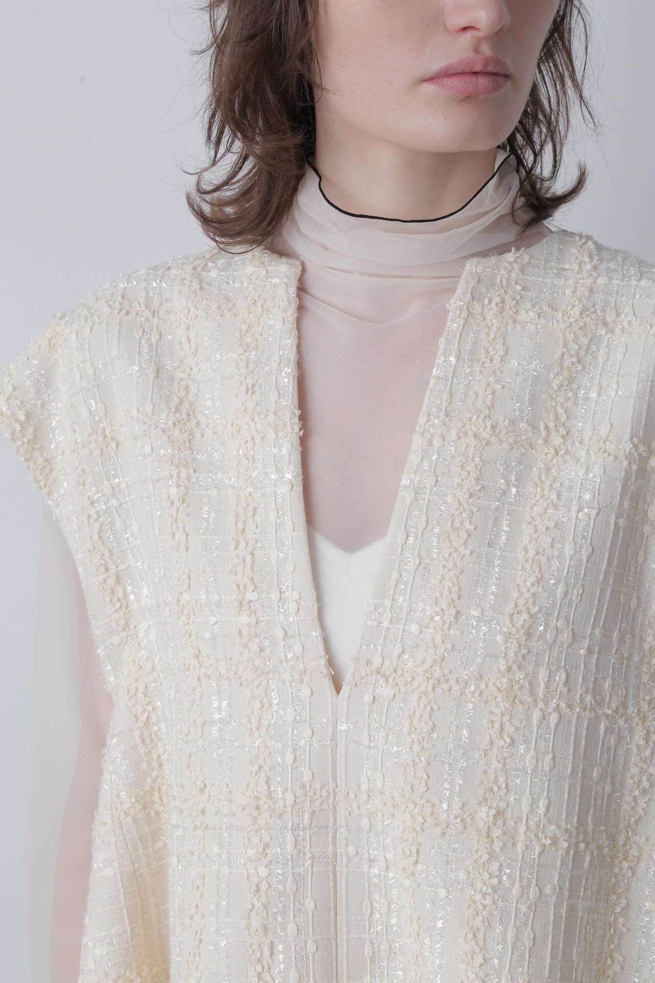 専用です。STUMBLY Tweed Peplum Blouse ／ツイード Tweed Back Peplum Gilet Blouse | STUMBLY（スタンブリー