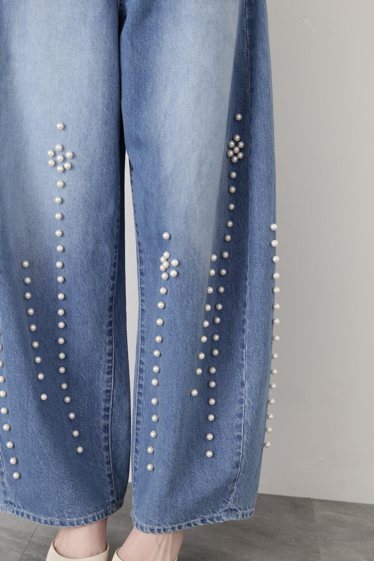 美品✨25ss STUMBLY CURVY DENIM W PEARL パンツ Curvy Denim w/Pearl | STUMBLY（スタンブリー） ｜【公式】通販