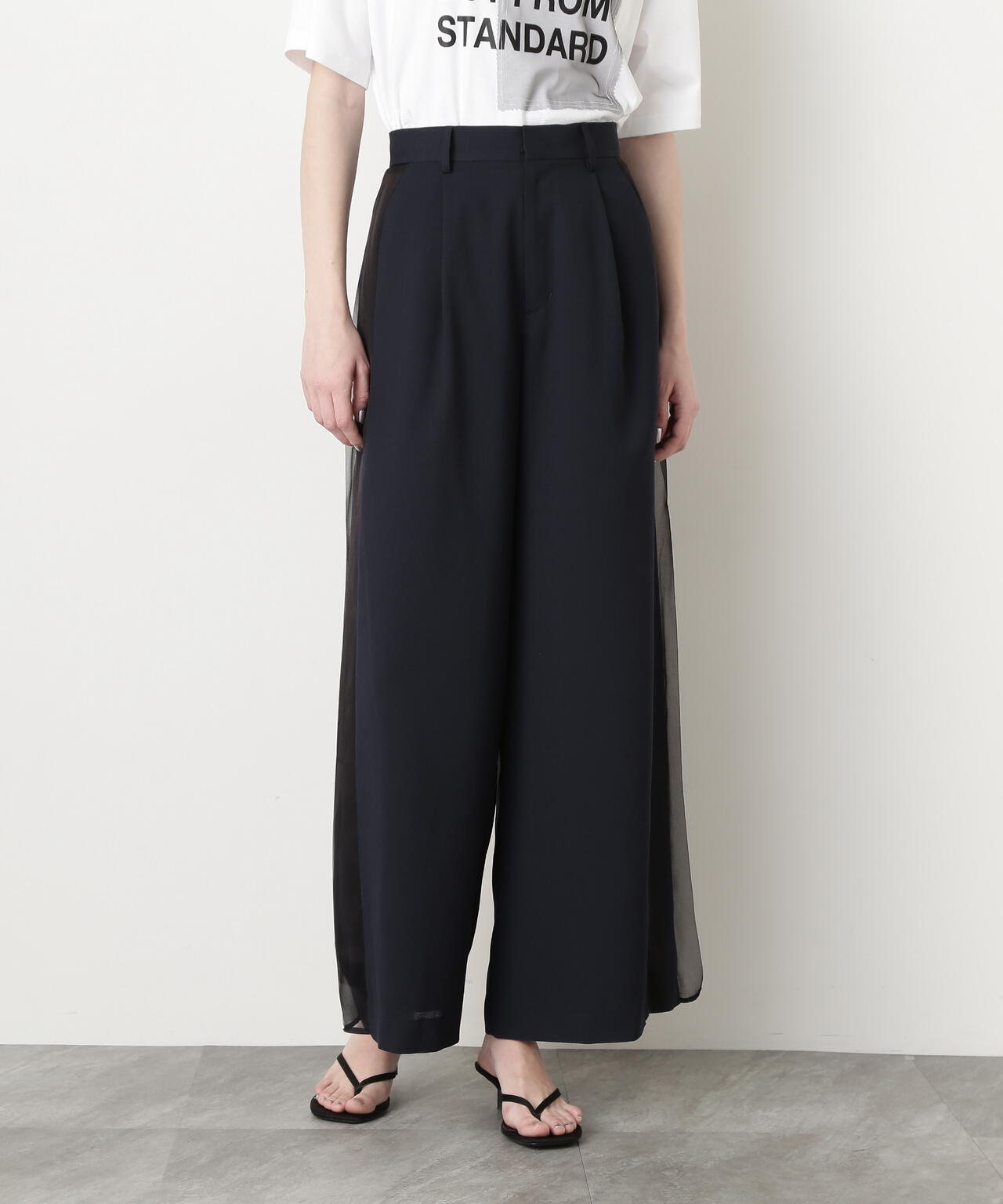 TV着用】【STORY 8月号掲載商品】Side Ribbon Pants | STUMBLY