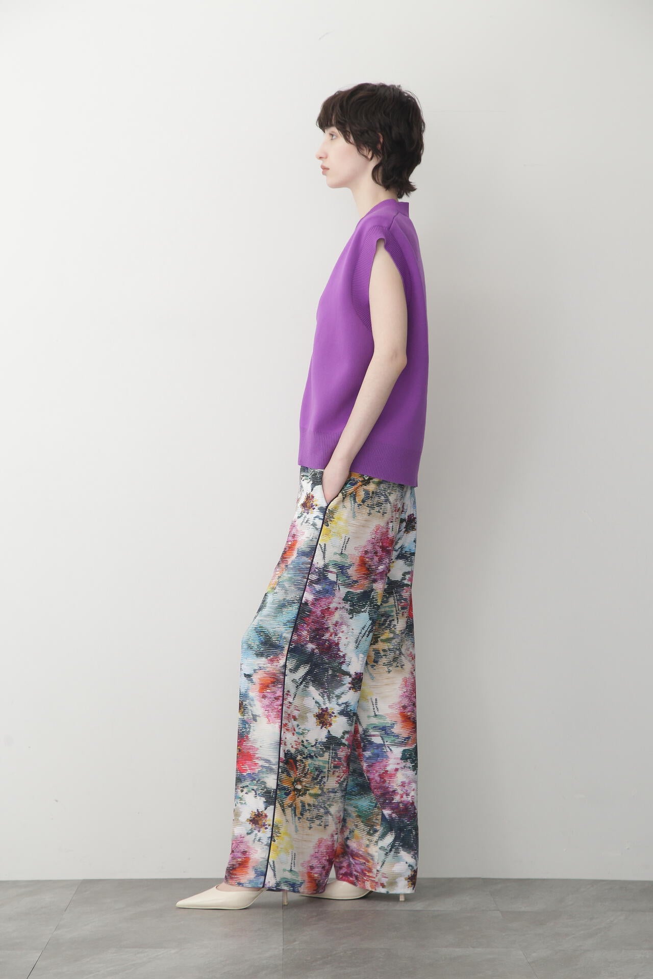 Painted Metal Button Gilet | STUMBLY（スタンブリー） ｜【公式