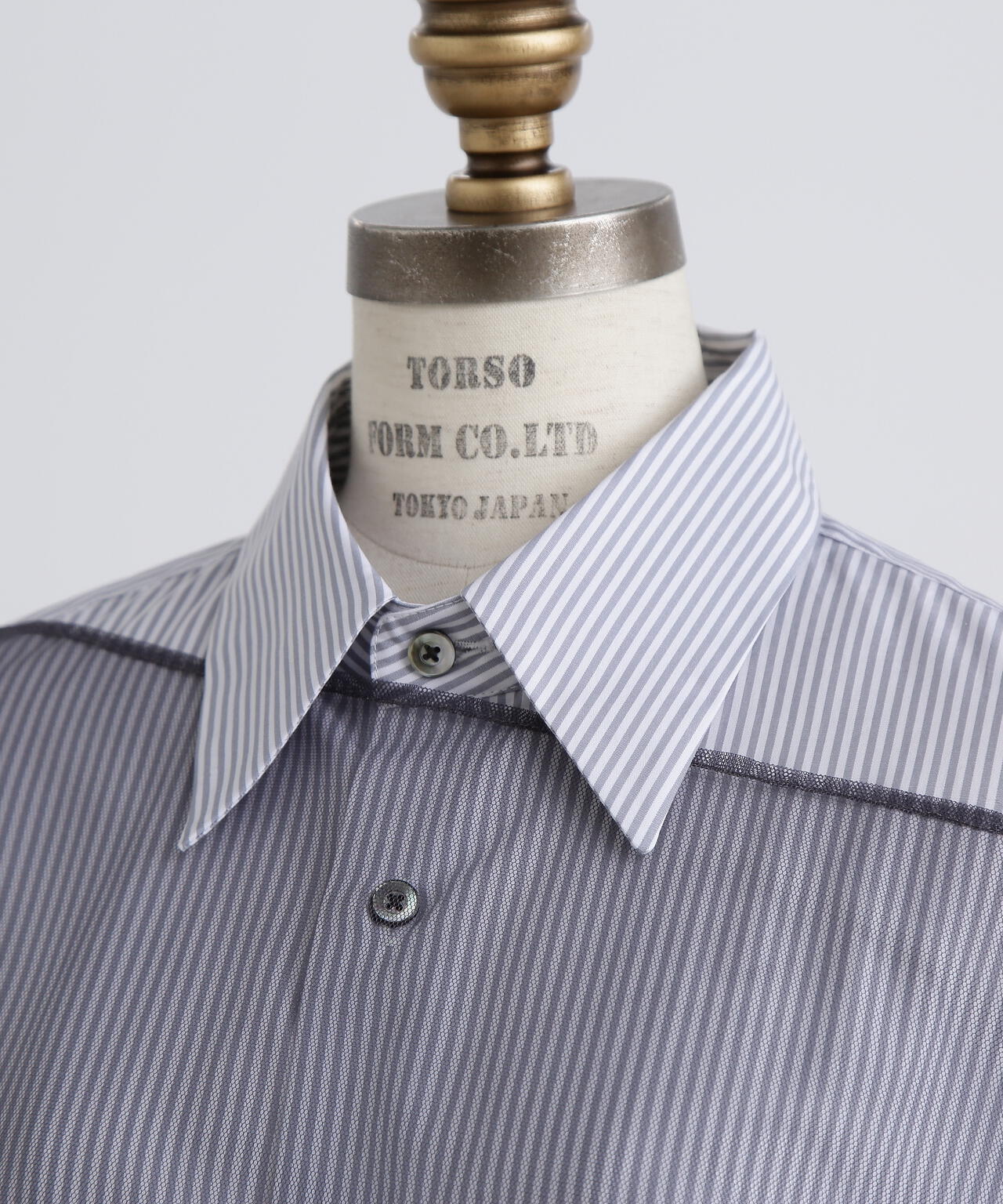 Sheer Organdy Combi Shirts