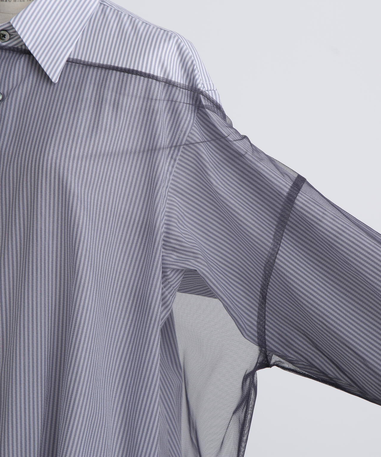 Sheer Organdy Combi Shirts