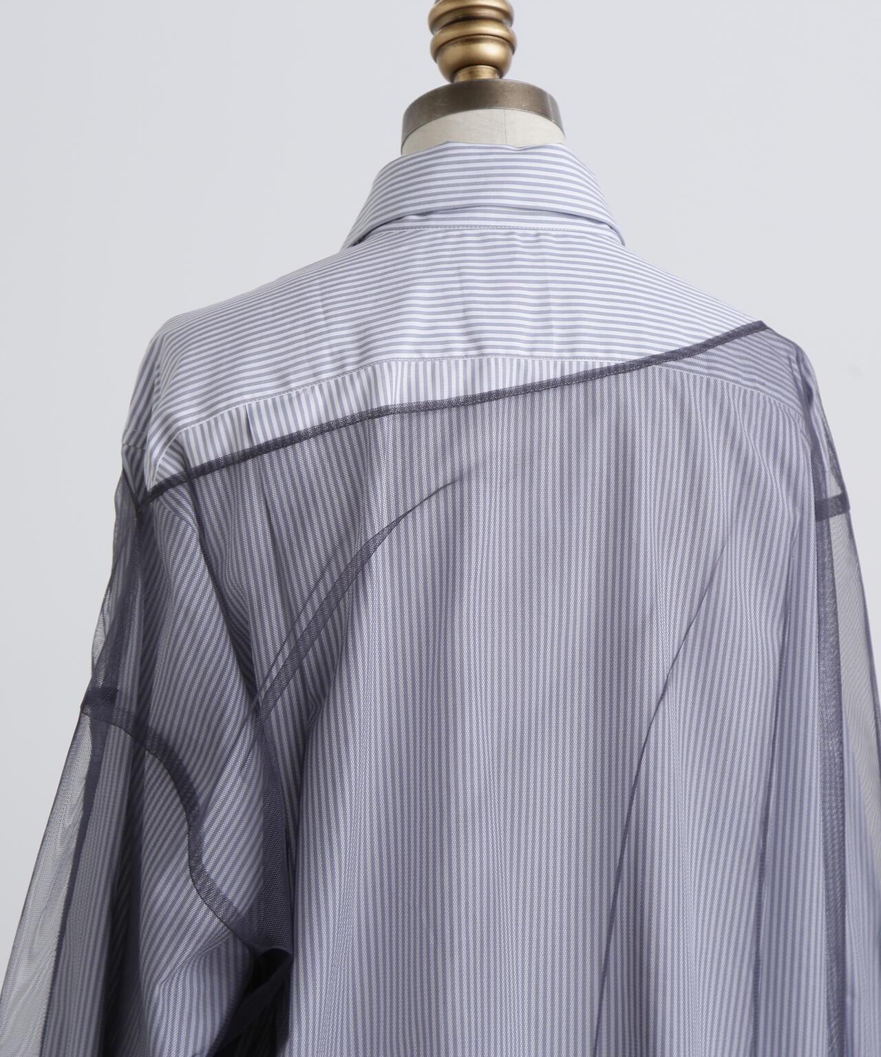 Sheer Organdy Combi Shirts
