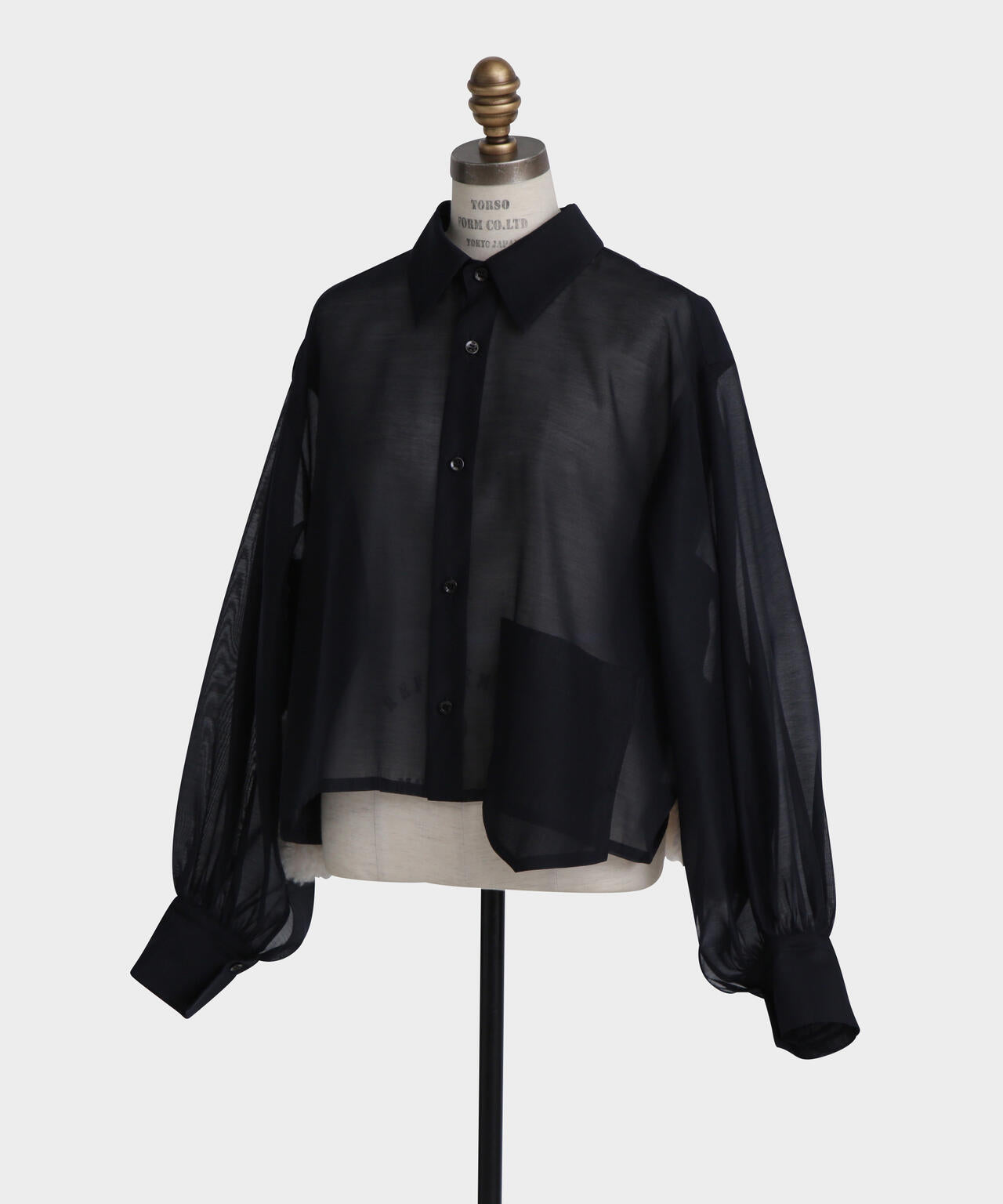 Fur Trim Combination Blouse