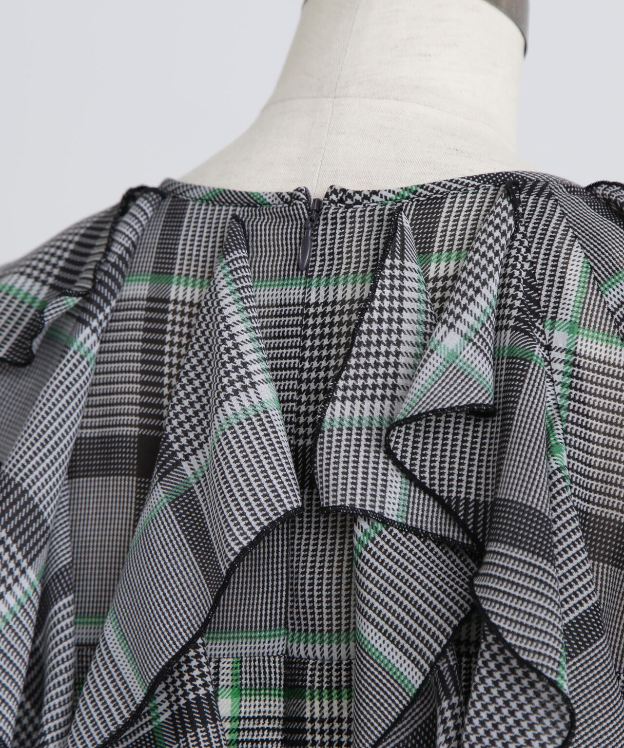 Sheer Combination Pattern Blouse