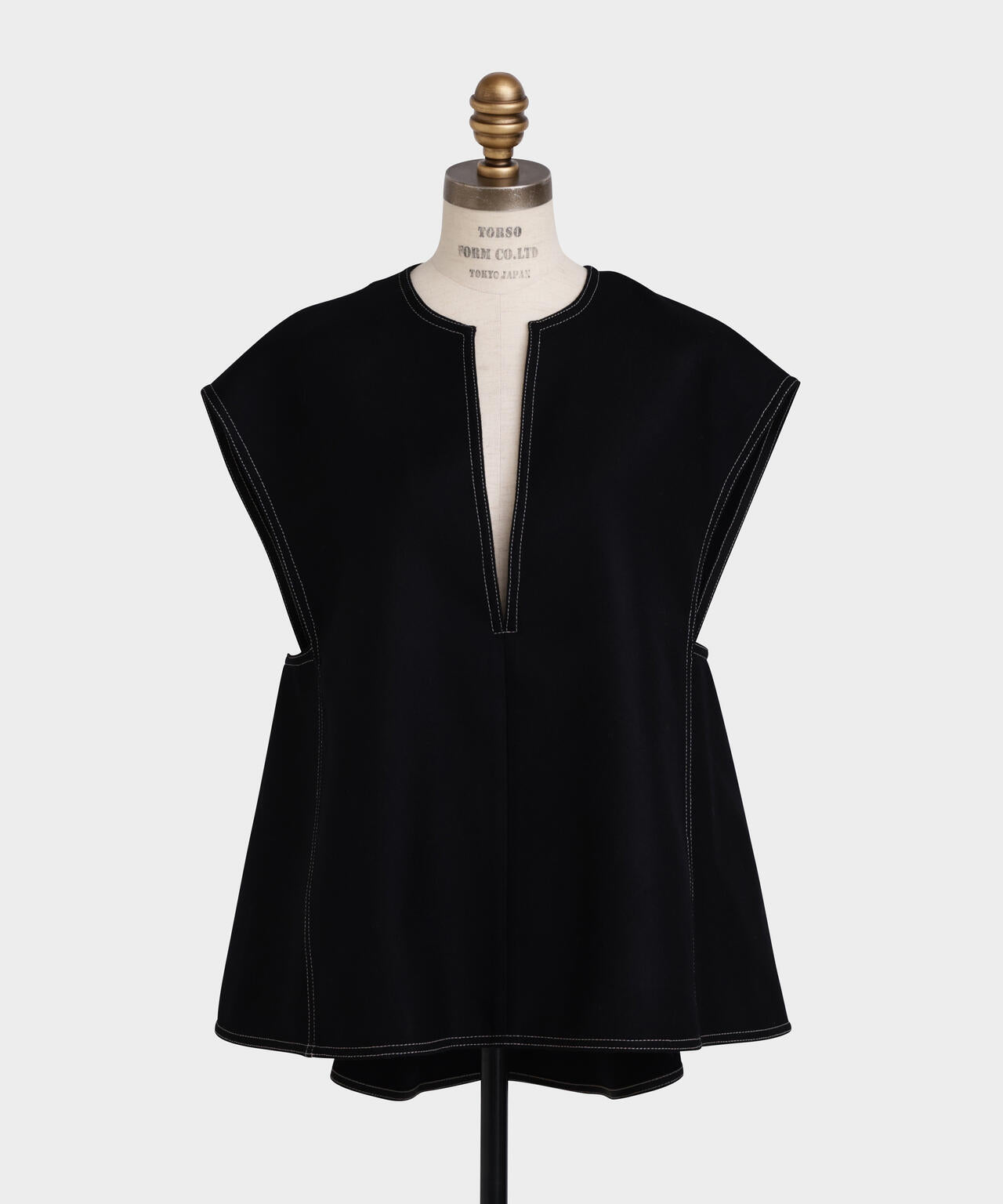 Back Peplum Gilet BL
