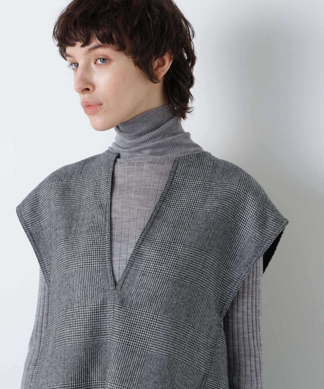 Back Peplum Gilet BL