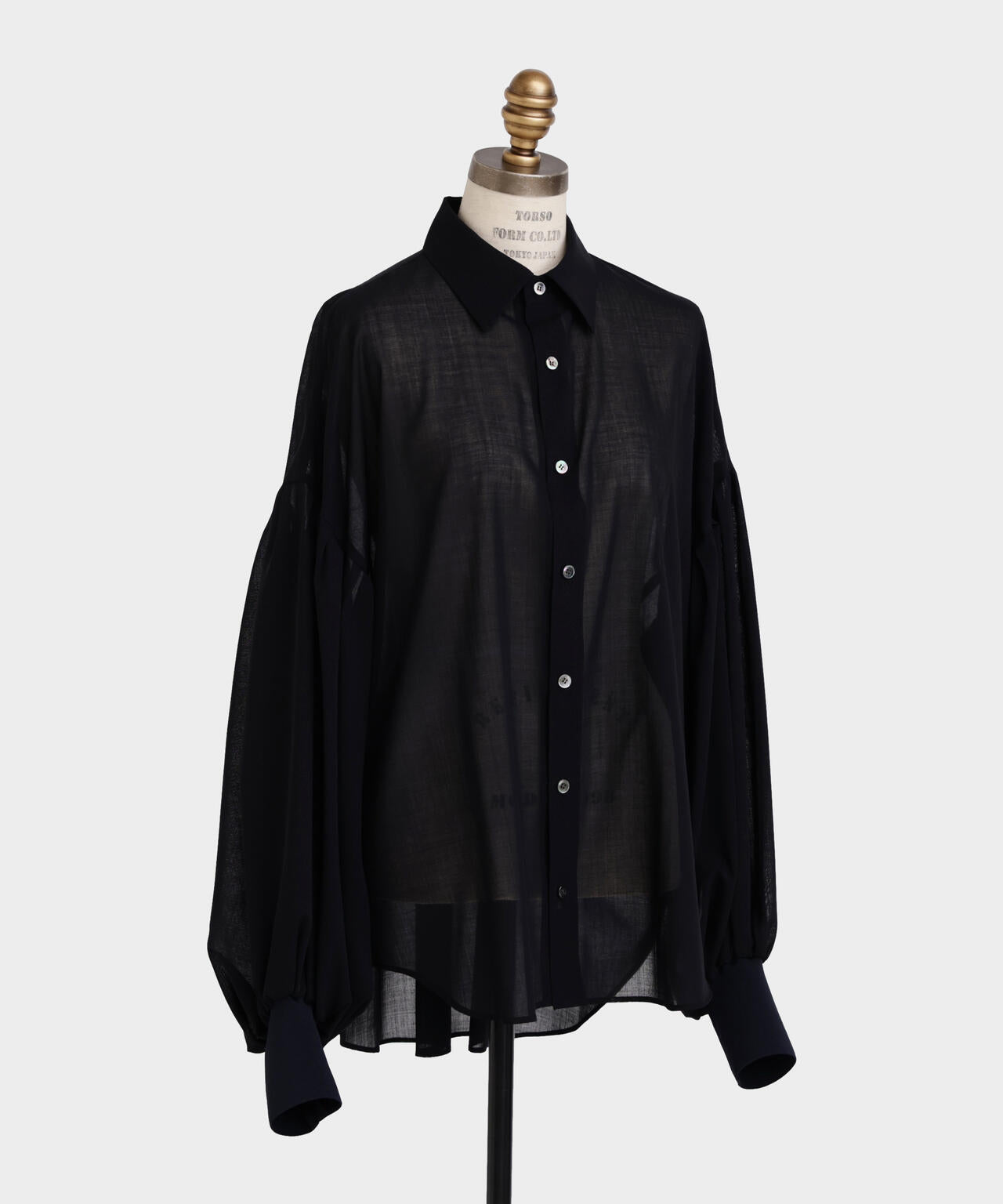Sheer Volume Sleeve Shirt
