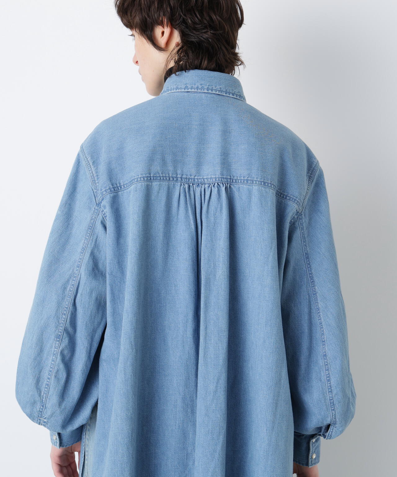 Denim Long Volume Sleeve SH