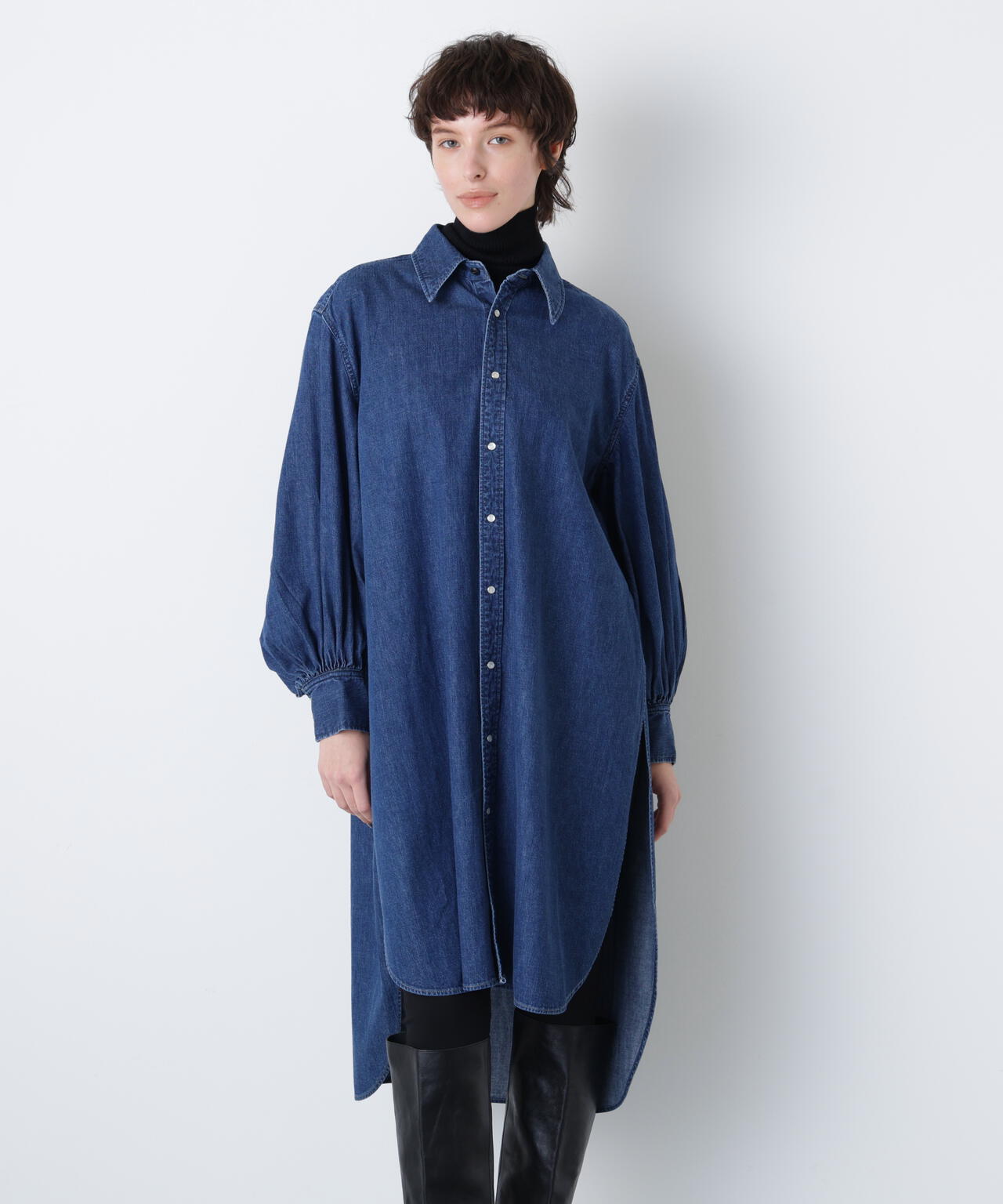 Denim Long Volume Sleeve SH