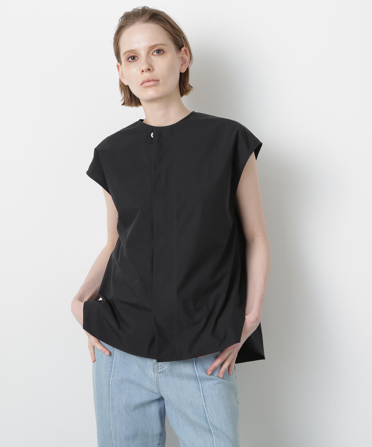 【VERY 9月号掲載商品】Roundneck Gilet Blouse