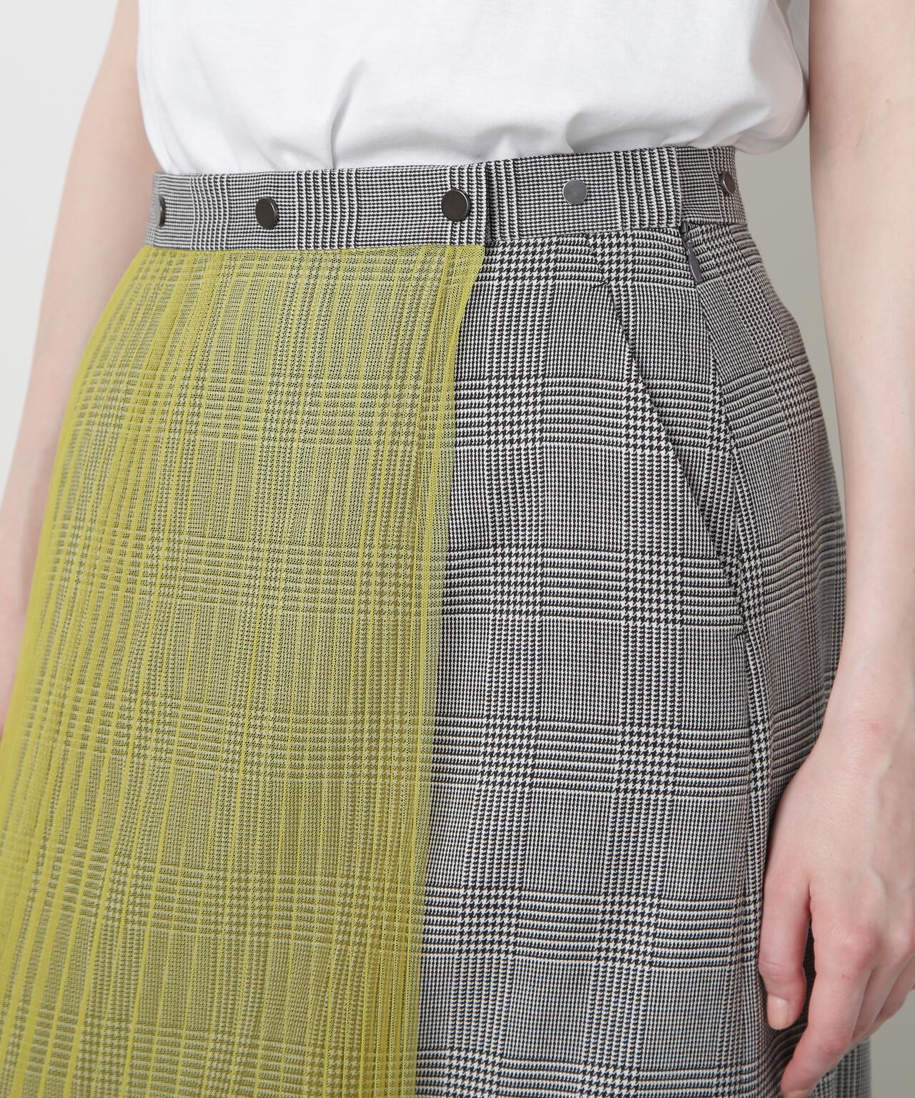 Mix Fabric Combination Skirt | STUMBLY（スタンブリー） ｜【公式
