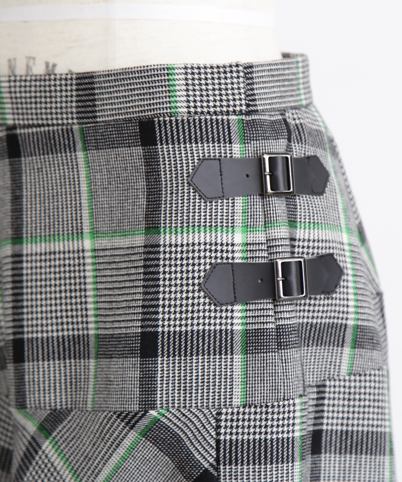 Sheer Combination Pattern Skirt