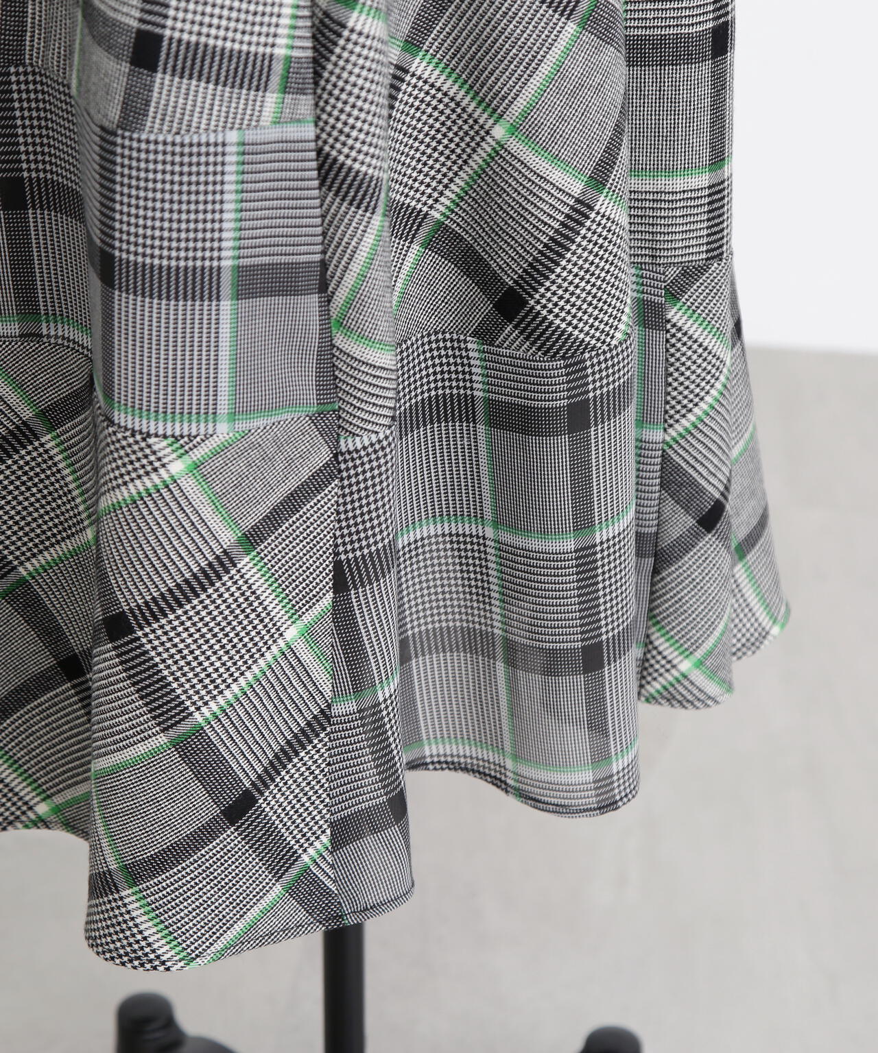 Sheer Combination Pattern Skirt