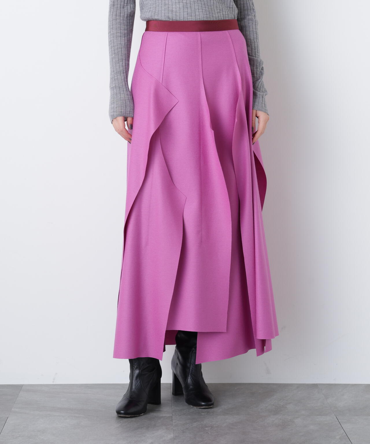Jersey Melton Skirt