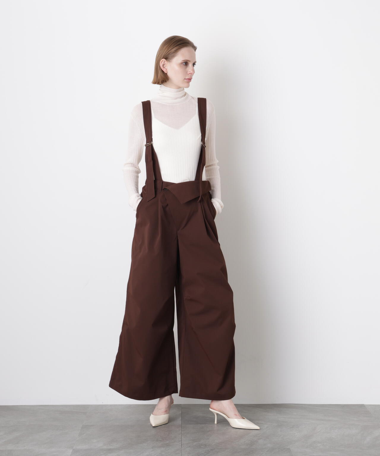 Suspender Wide Pants