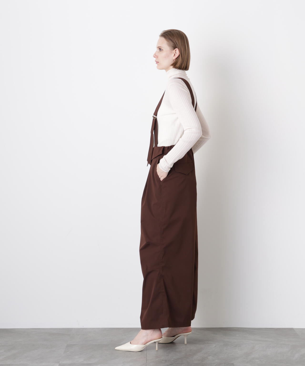 Suspender Wide Pants