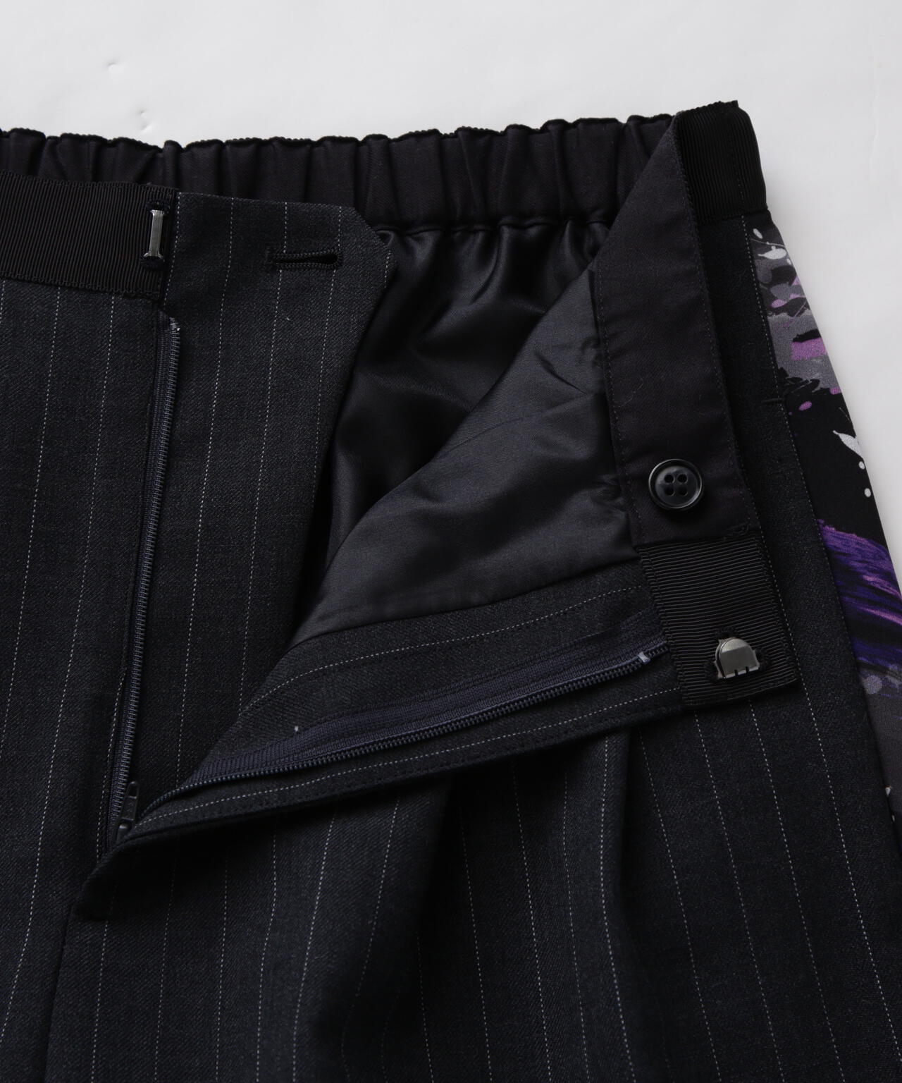 Printed Combination Wide Pants