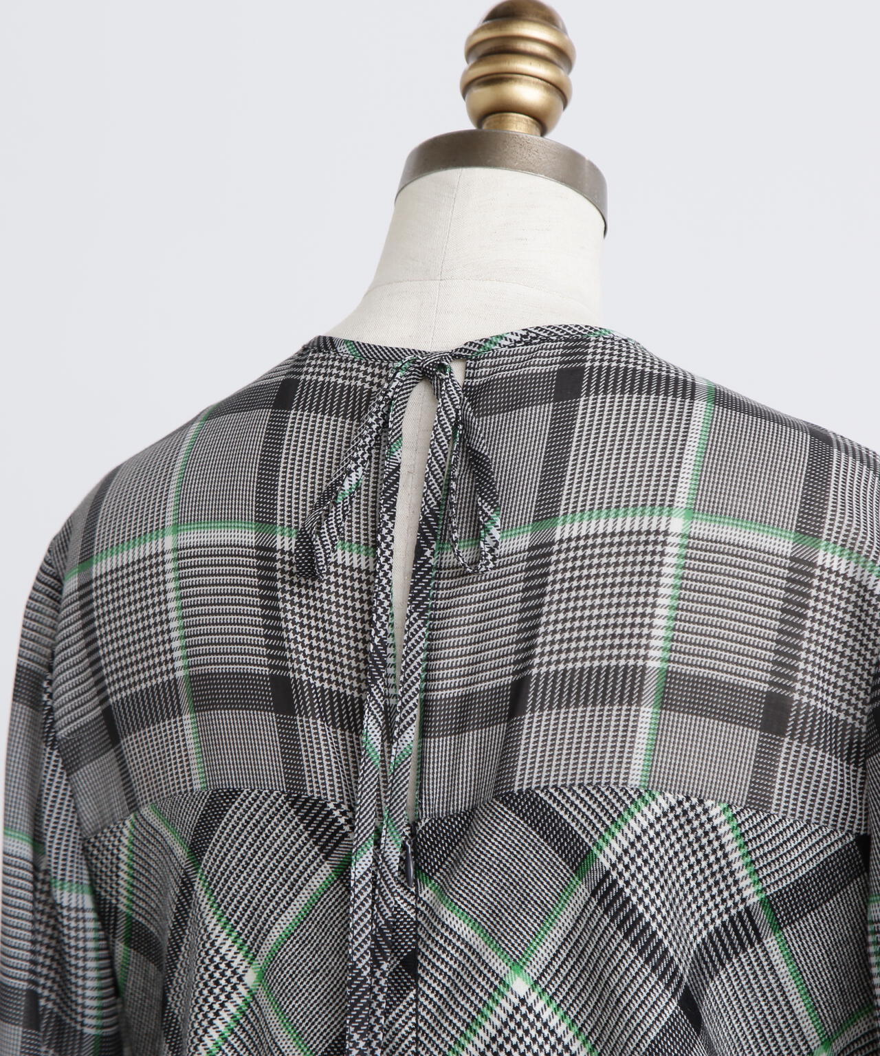 Sheer Combination Pattern Dress