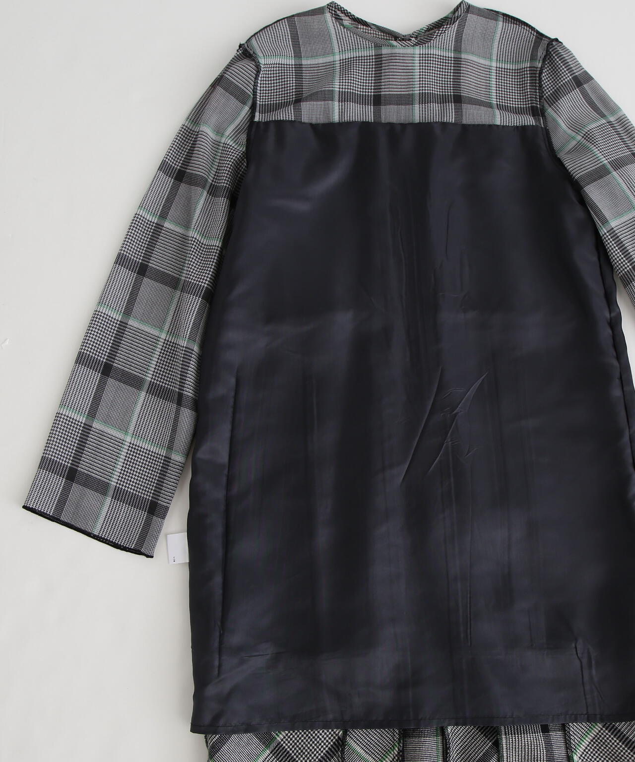 Sheer Combination Pattern Dress